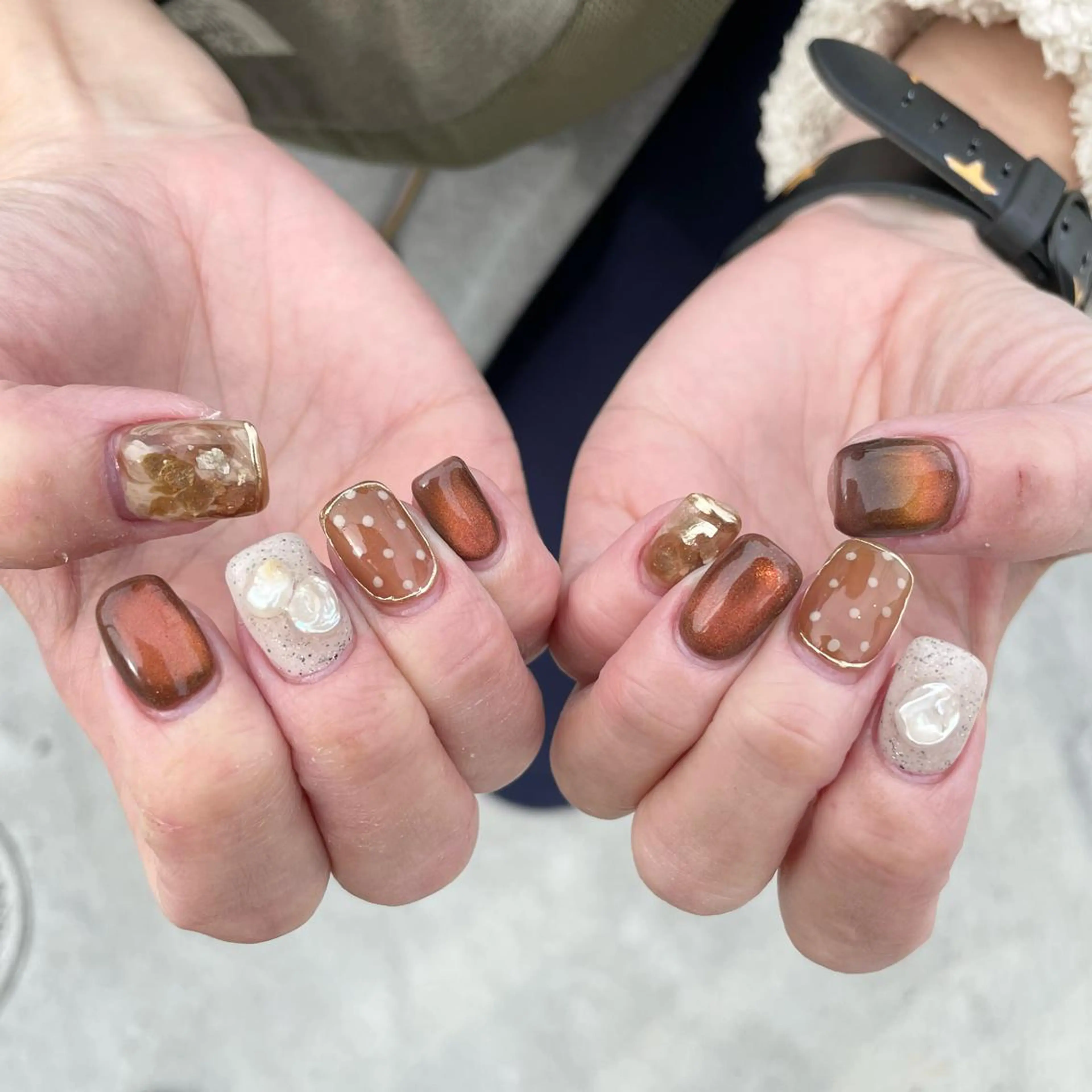 ネイル ハンドネイル Sea  nail by emaのネイルデザイン