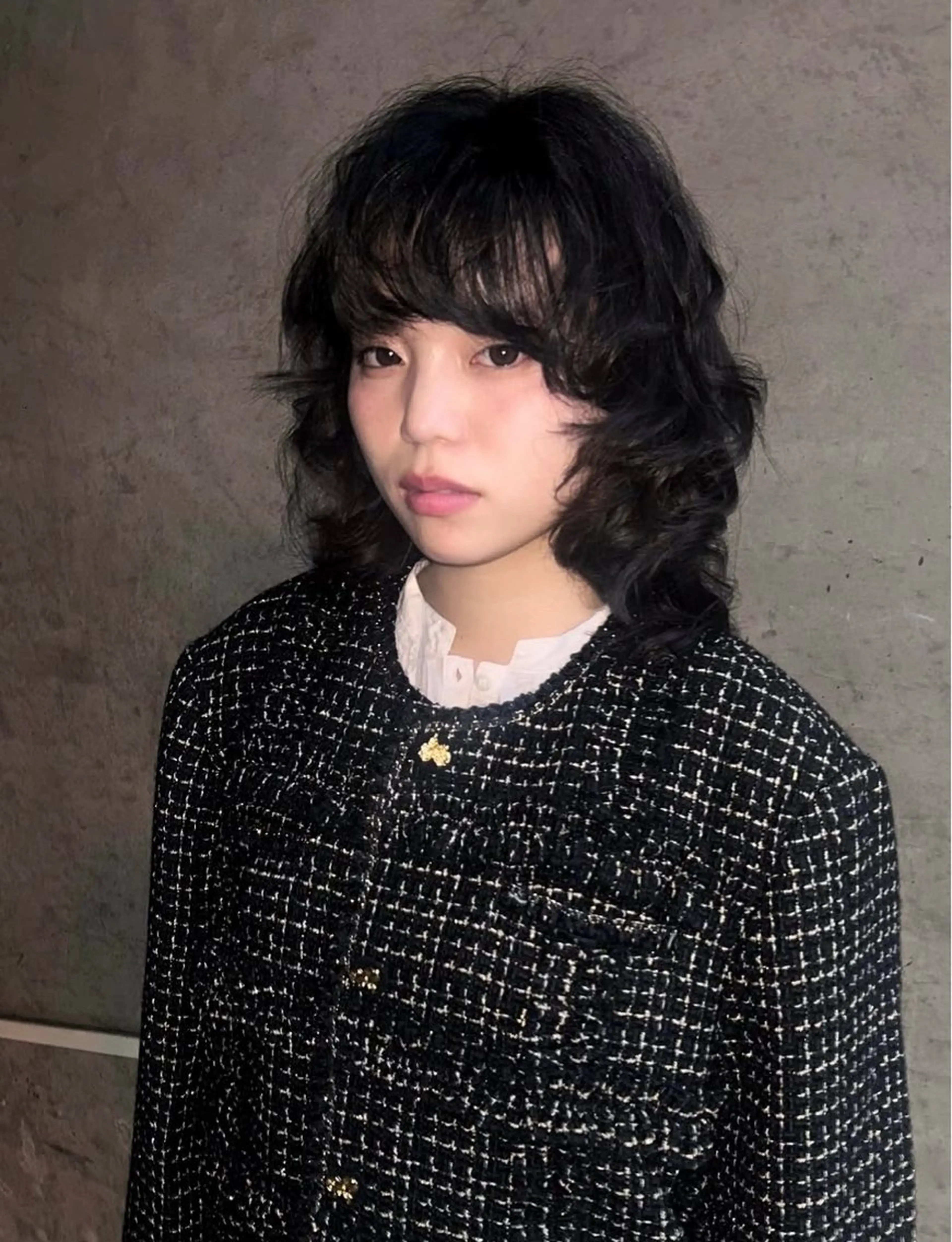 ミディアム カラー toyohara momokaのヘアスタイル