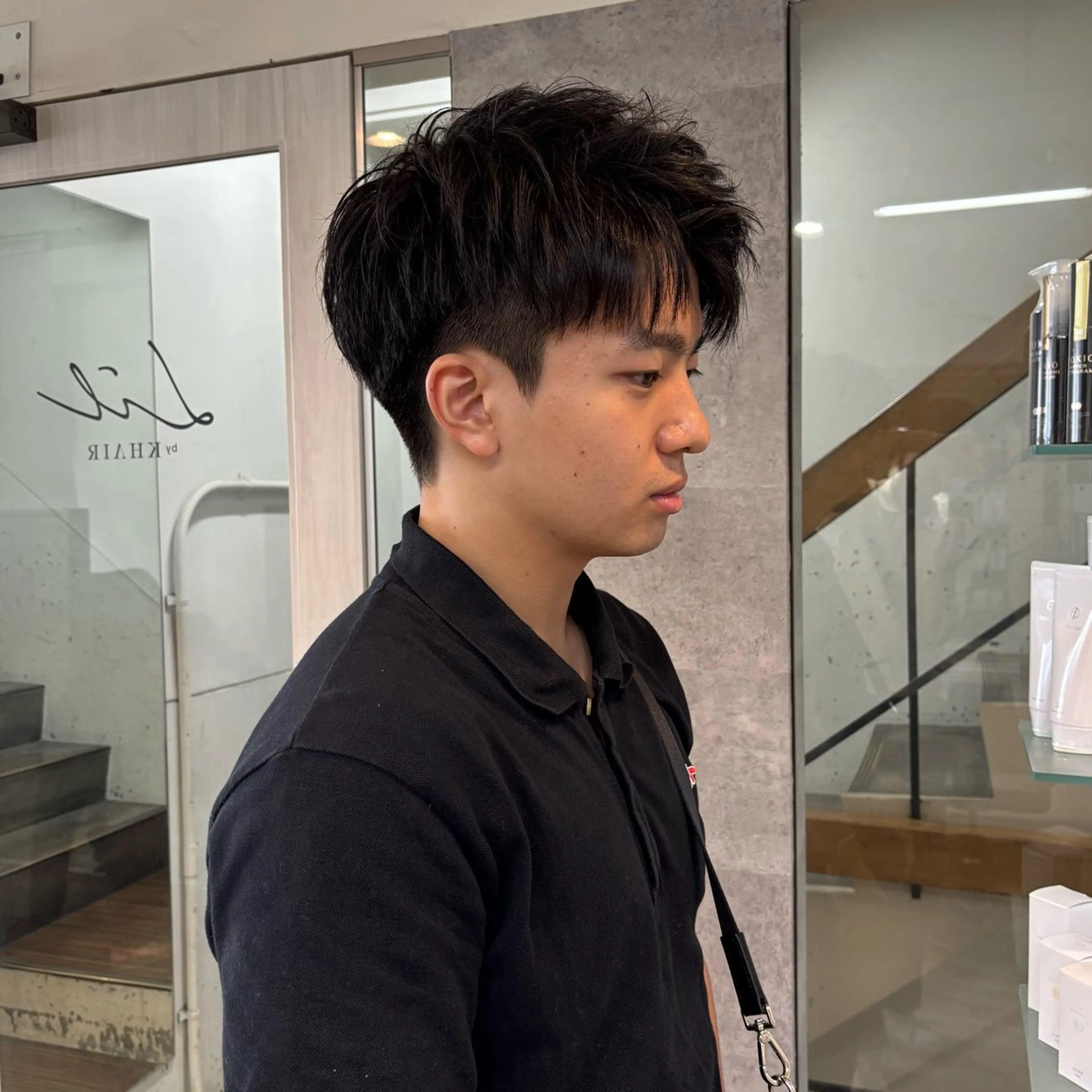 メンズ メンズショート カット 谷昂将　メンズ梅田 /パーマ/毛流れのヘアスタイル