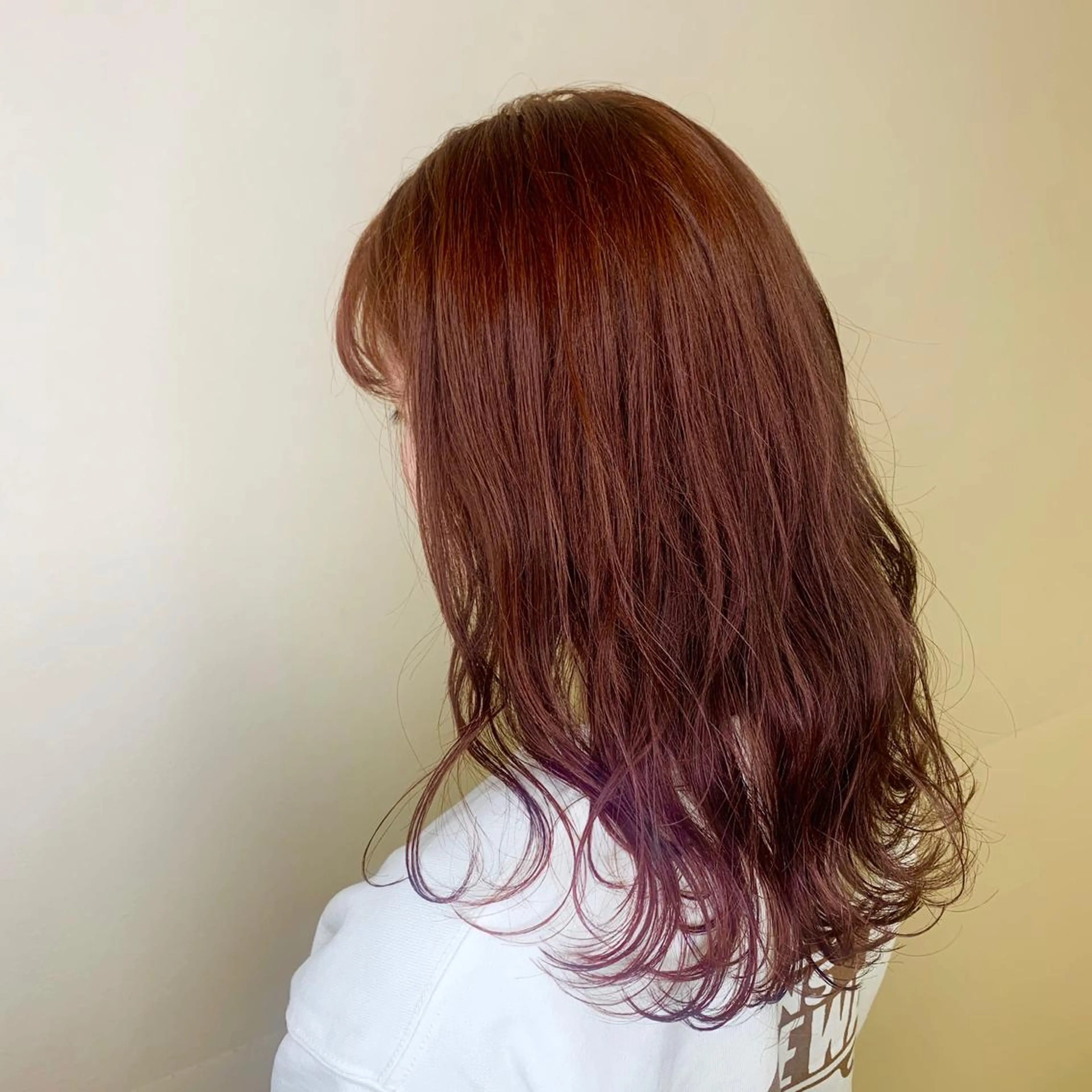 セミロング カラー ヘアアレンジ カット ヘアカラー トリートメント 【Sweep】おじま のぞみのヘアスタイル