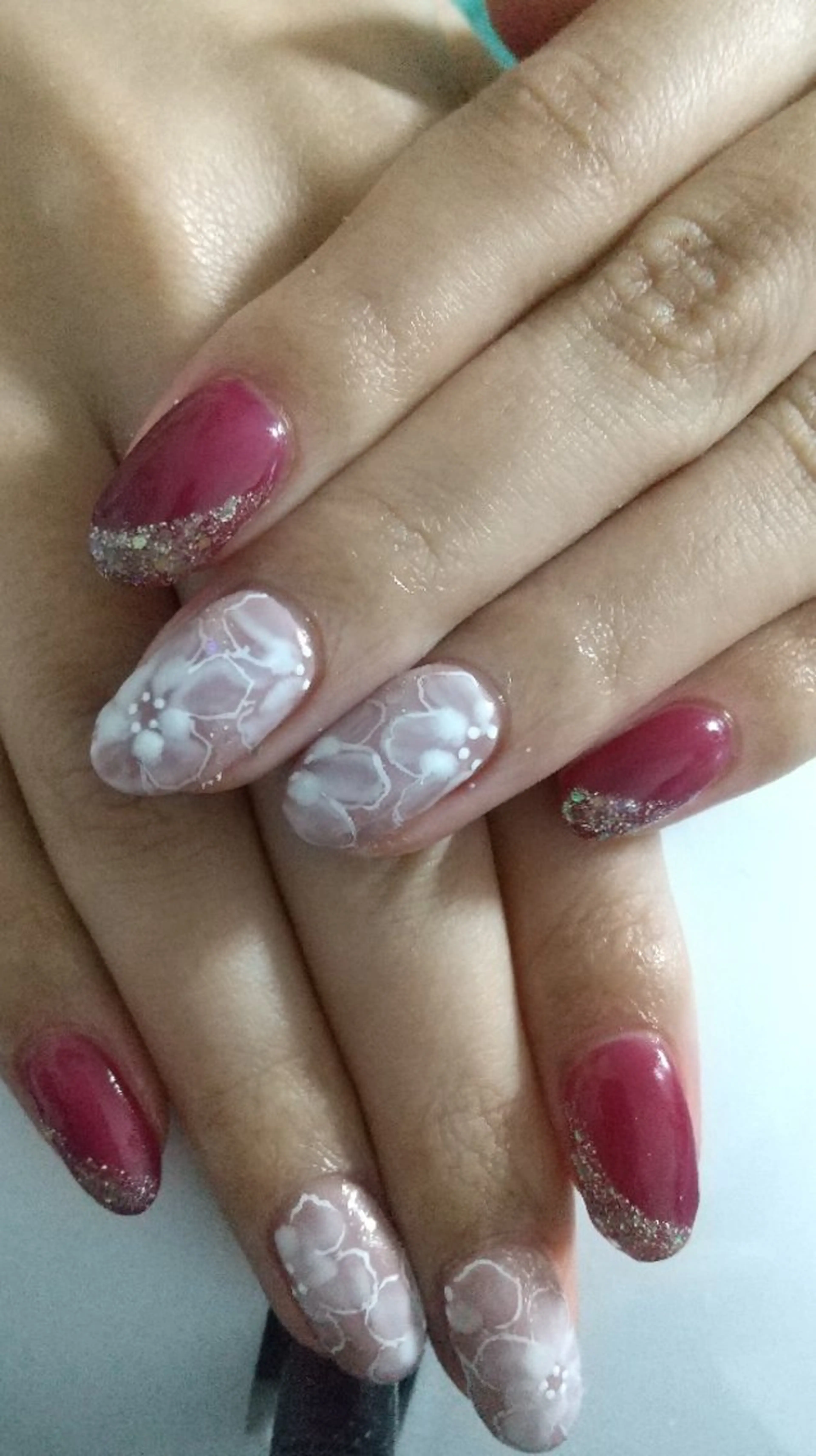 ネイル アートネイル 桜ネイル NAIL_ROOM_R所属・NAIL_ROOM Rのネイルデザイン