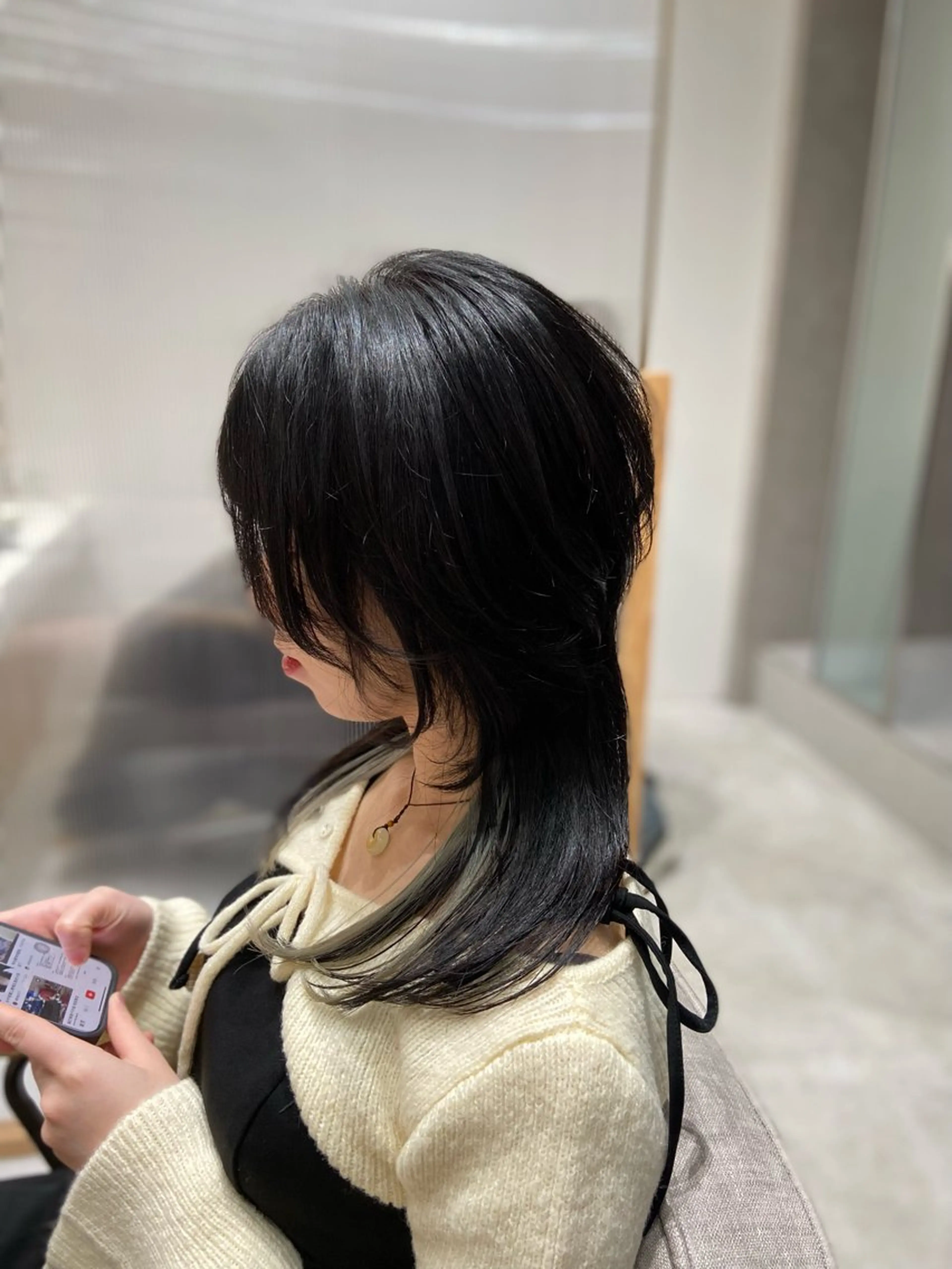 ミディアム 🦉静かに過ごしたい 方、個室席🦉タナカのヘアスタイル