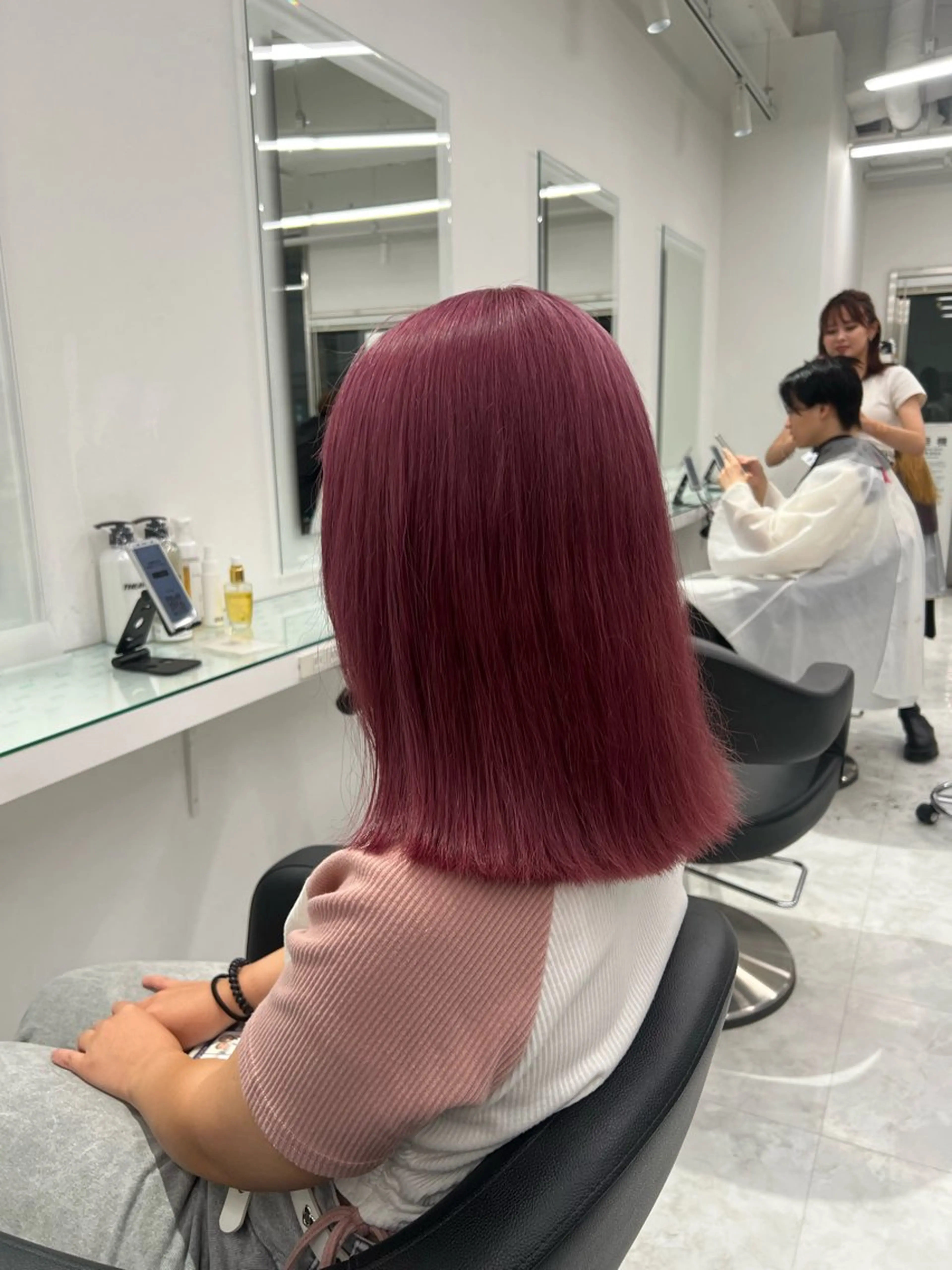 カラー ヘアカラー トリートメント ブリーチなし透明感 💗RYOTAのヘアスタイル
