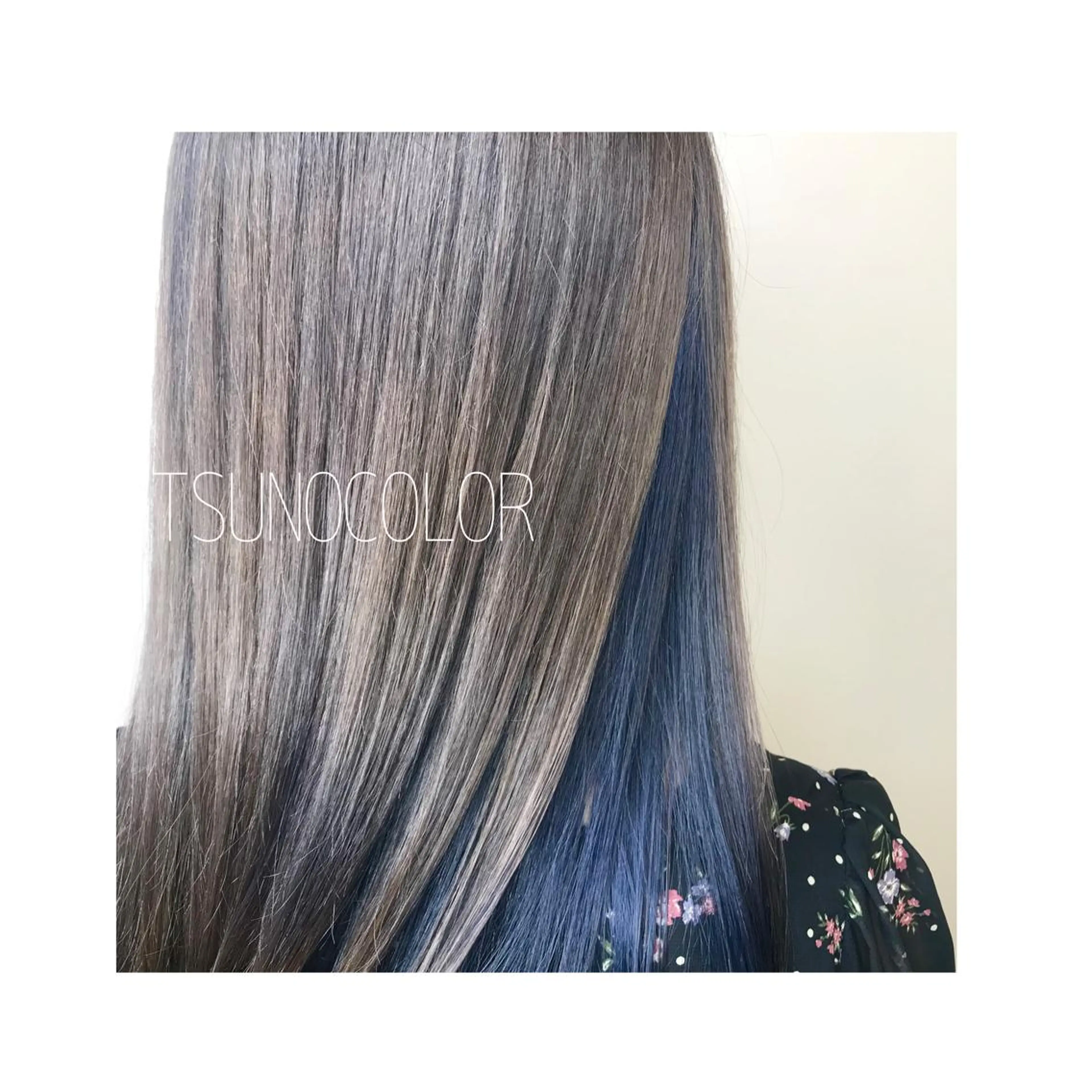 ロング カラー グレージュ GARU-ガル-所属・TSUNO🦖 派手髪/オタク美容師のヘアスタイル