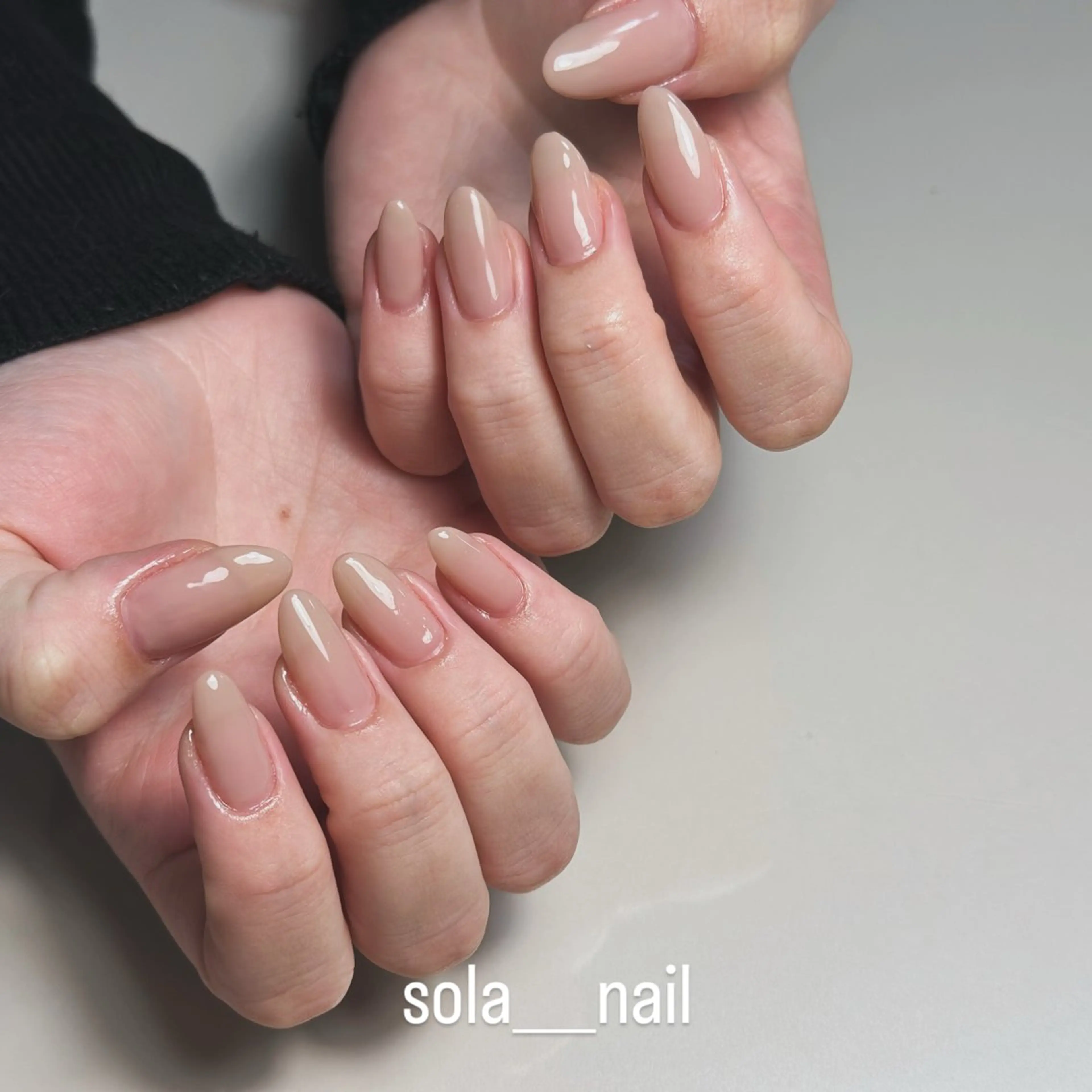 ネイル ワンカラーネイル シンプルネイル solanail所属・sola nailのネイルデザイン