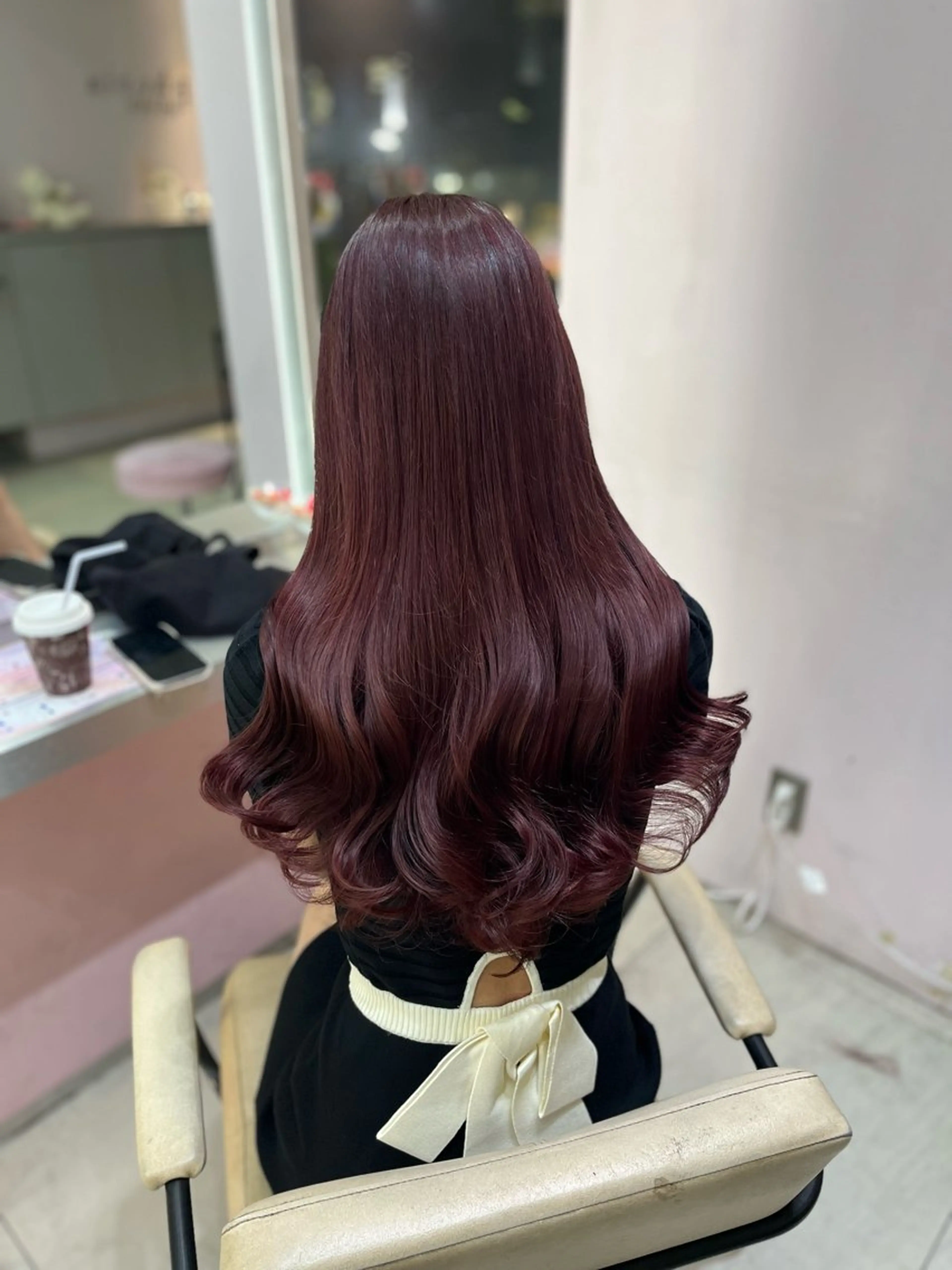 ロング ヘアカラー yuuna モデル募集中🤍のヘアスタイル