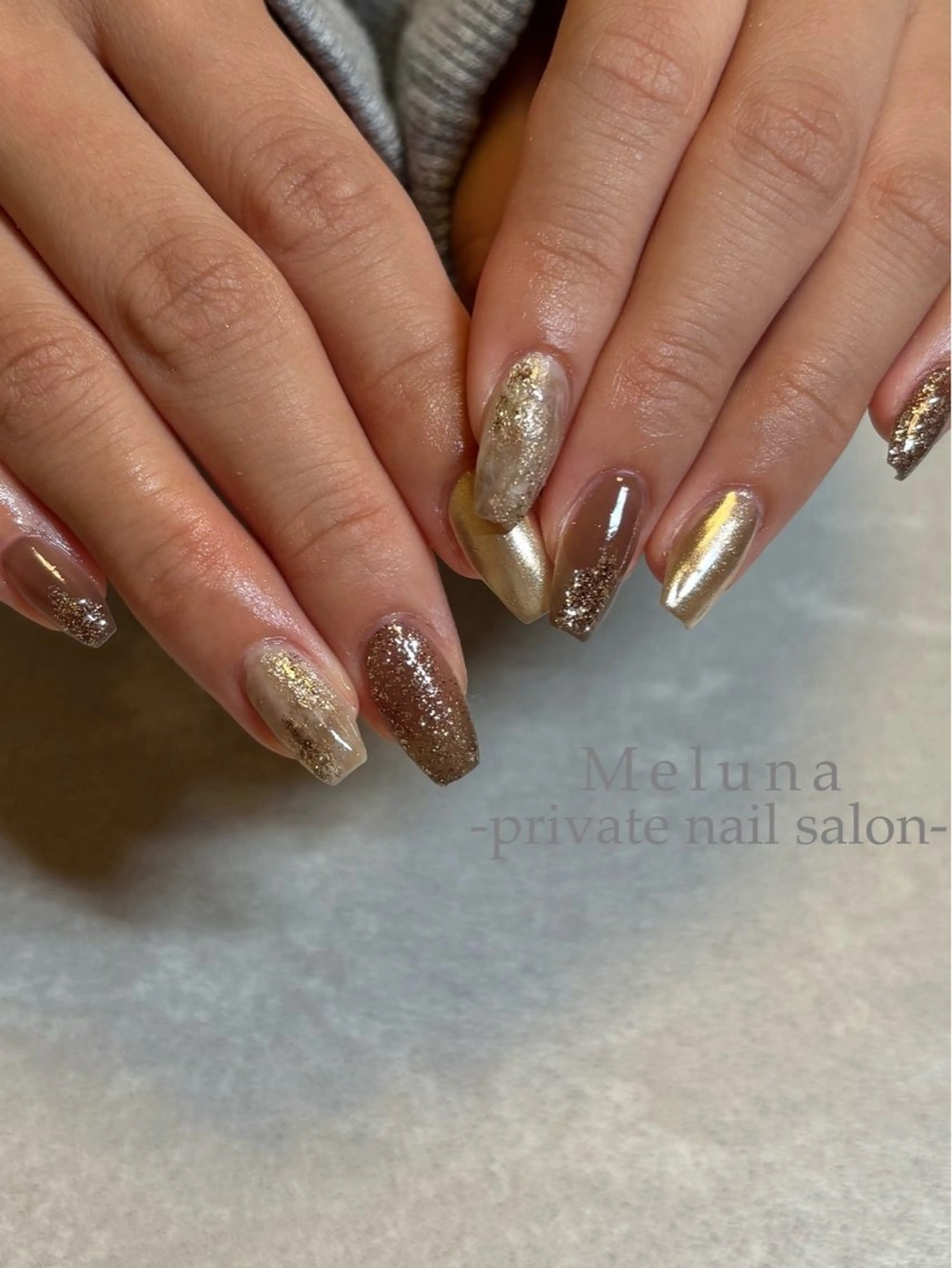 ネイル ニュアンスネイル ハンドネイル Meruna .ﾒﾙｰﾅ.のネイルデザイン