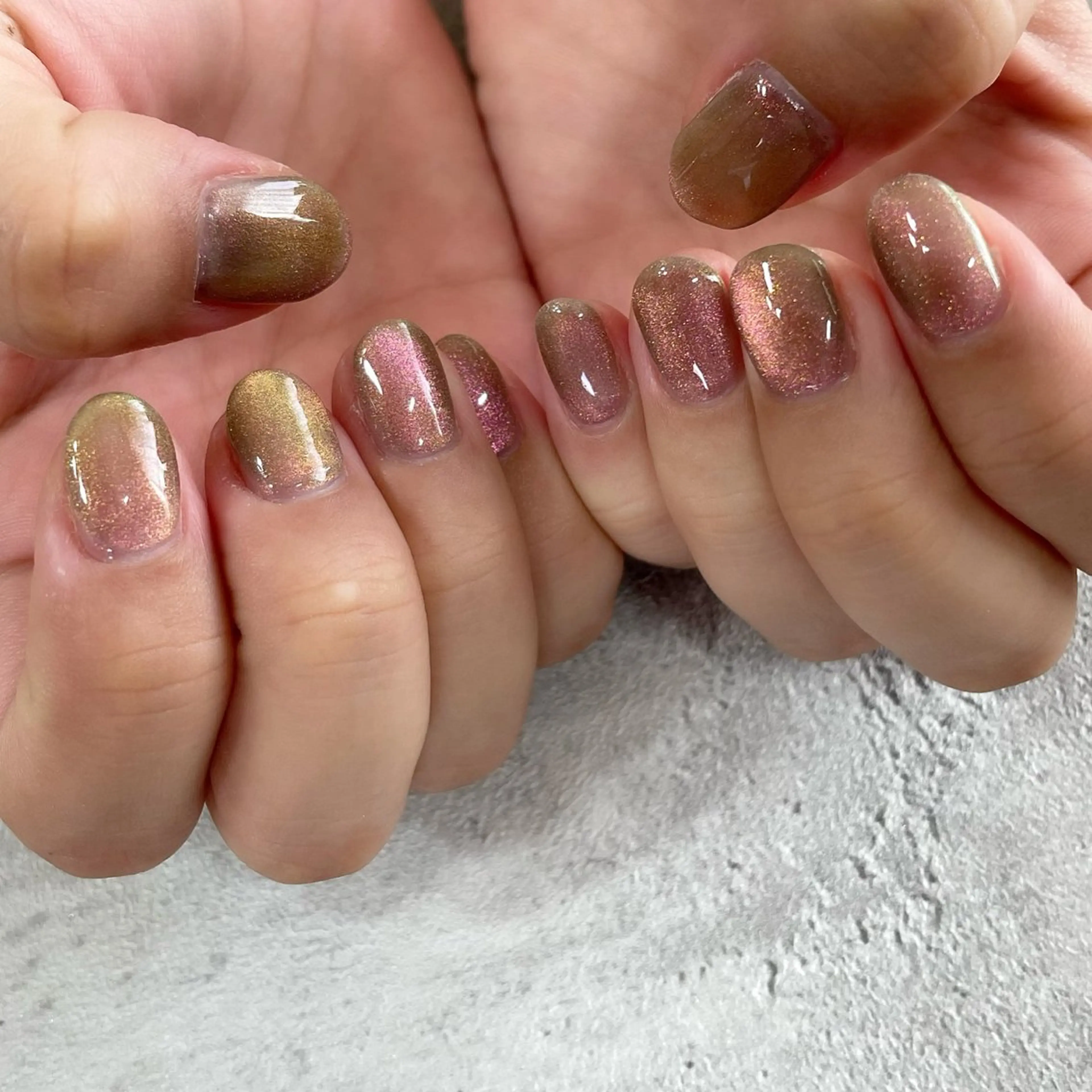 ネイル ジェルネイル シンプルネイル 東 千夏のネイルデザイン