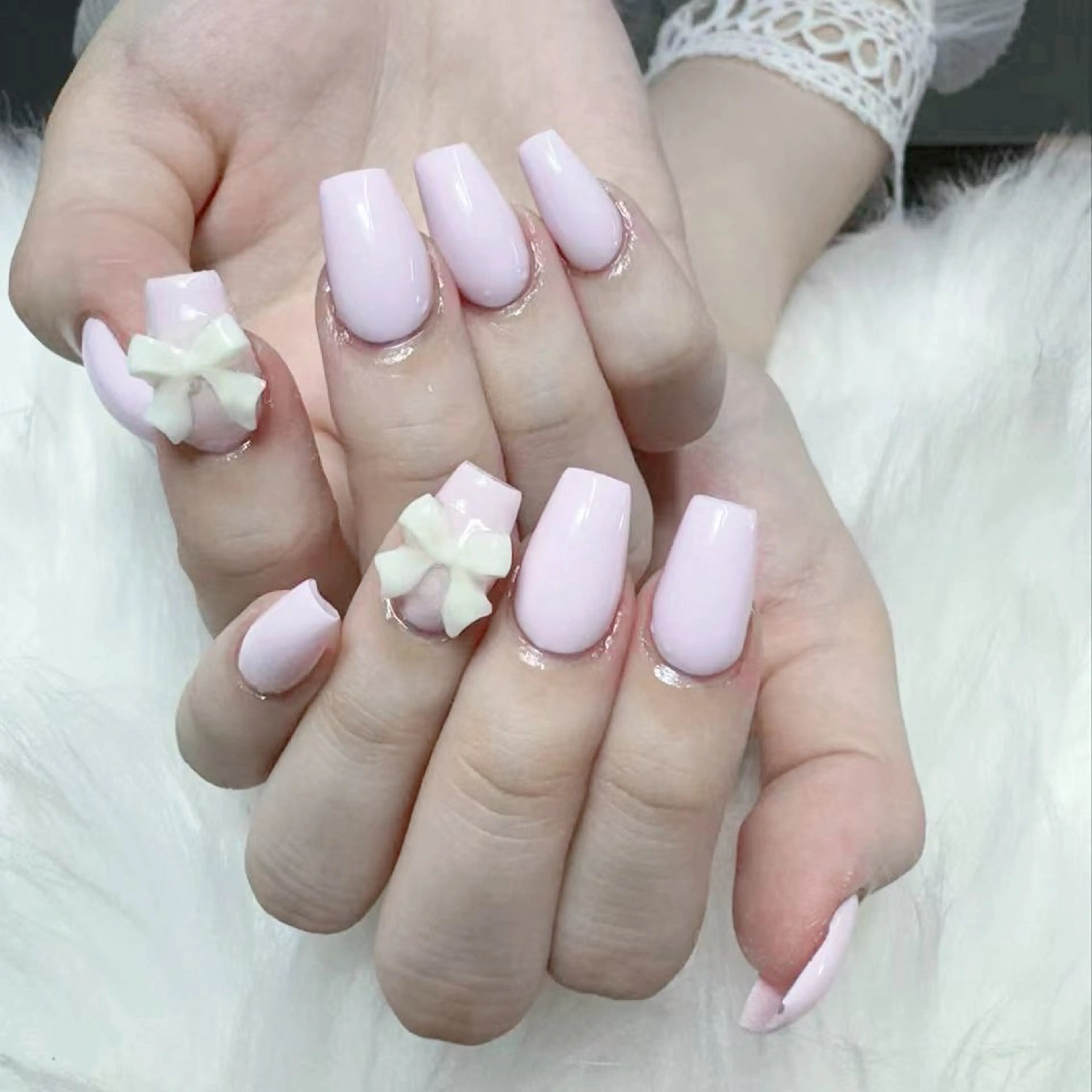 ネイル ハンドネイル 🎀nana🫧 ワンホンネイル🎀のネイルデザイン