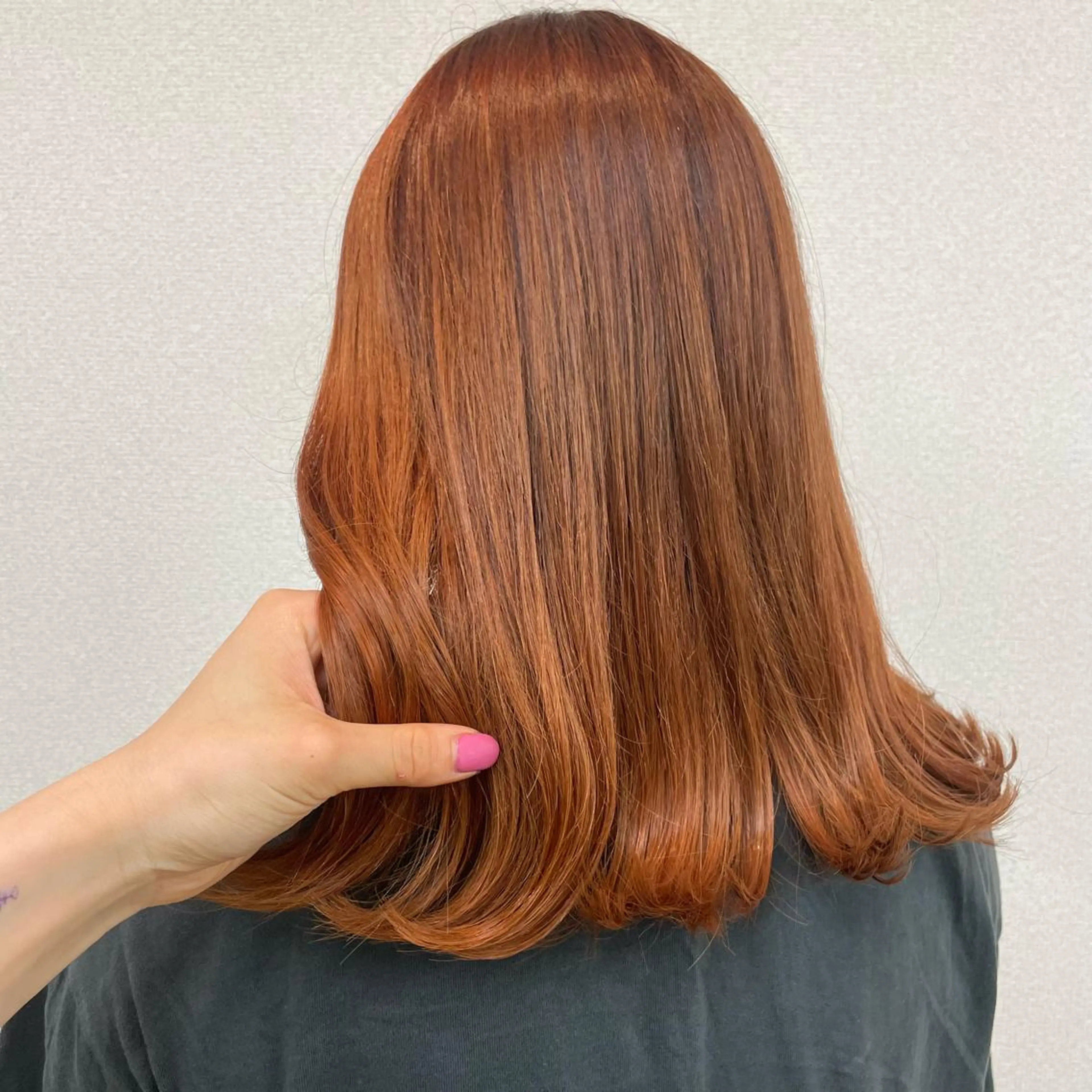 ミディアム カラー もりたみかこ 美容師お休み中のヘアスタイル