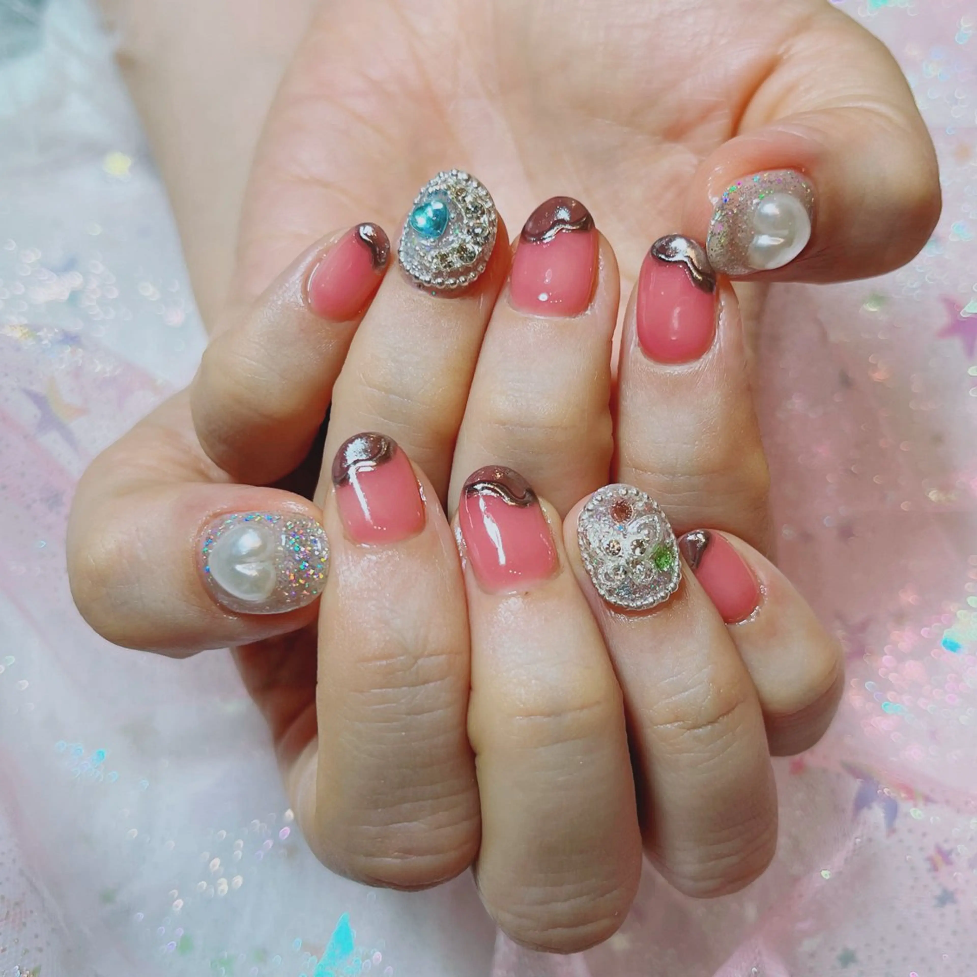 ネイル バレンタイン RUI ☆のネイルデザイン