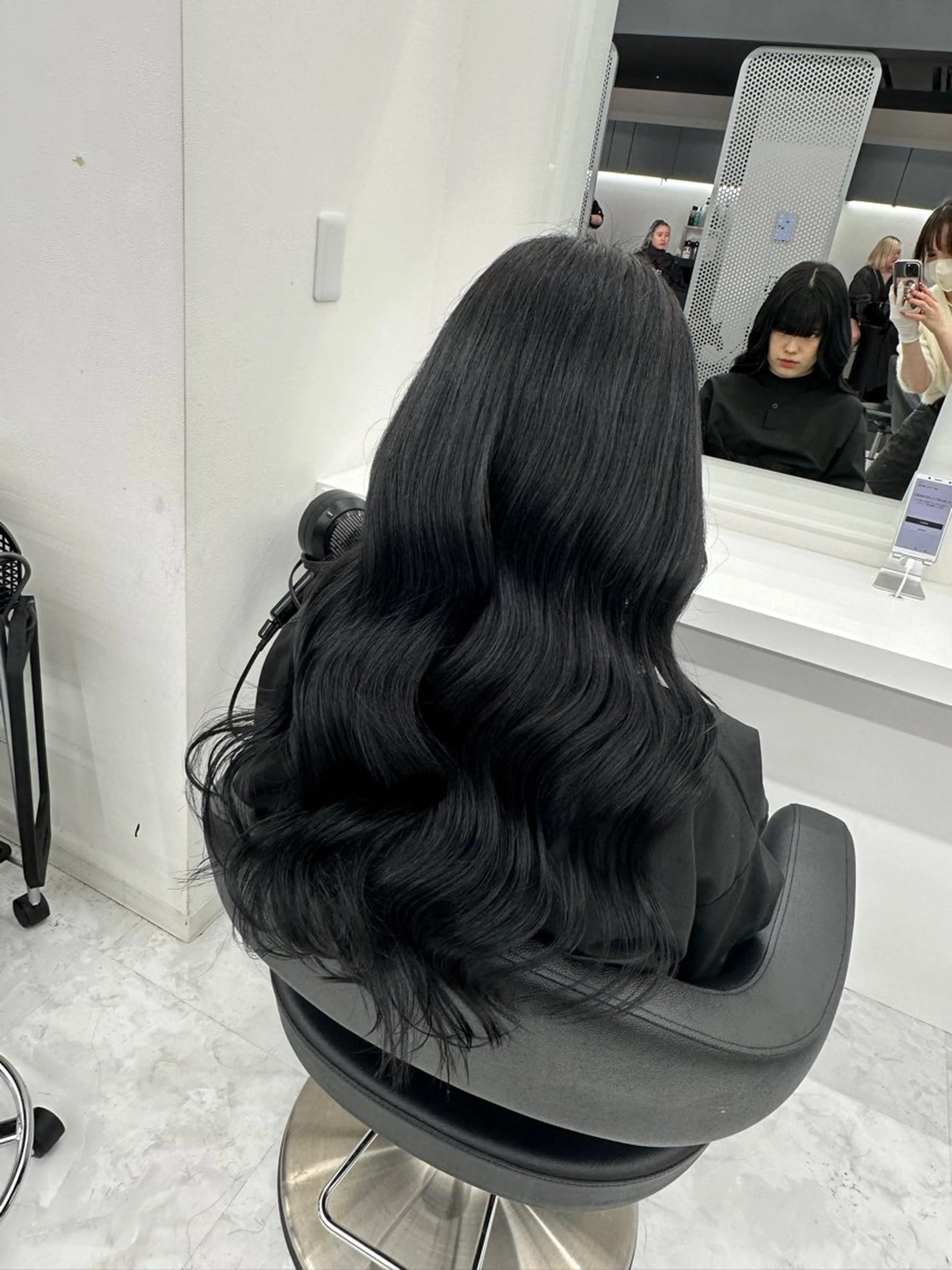 ロング カラー パーマ ヘアアレンジ メンズ キッズ ♥️韓国ヘア レイヤー♥️ゆりのヘアスタイル