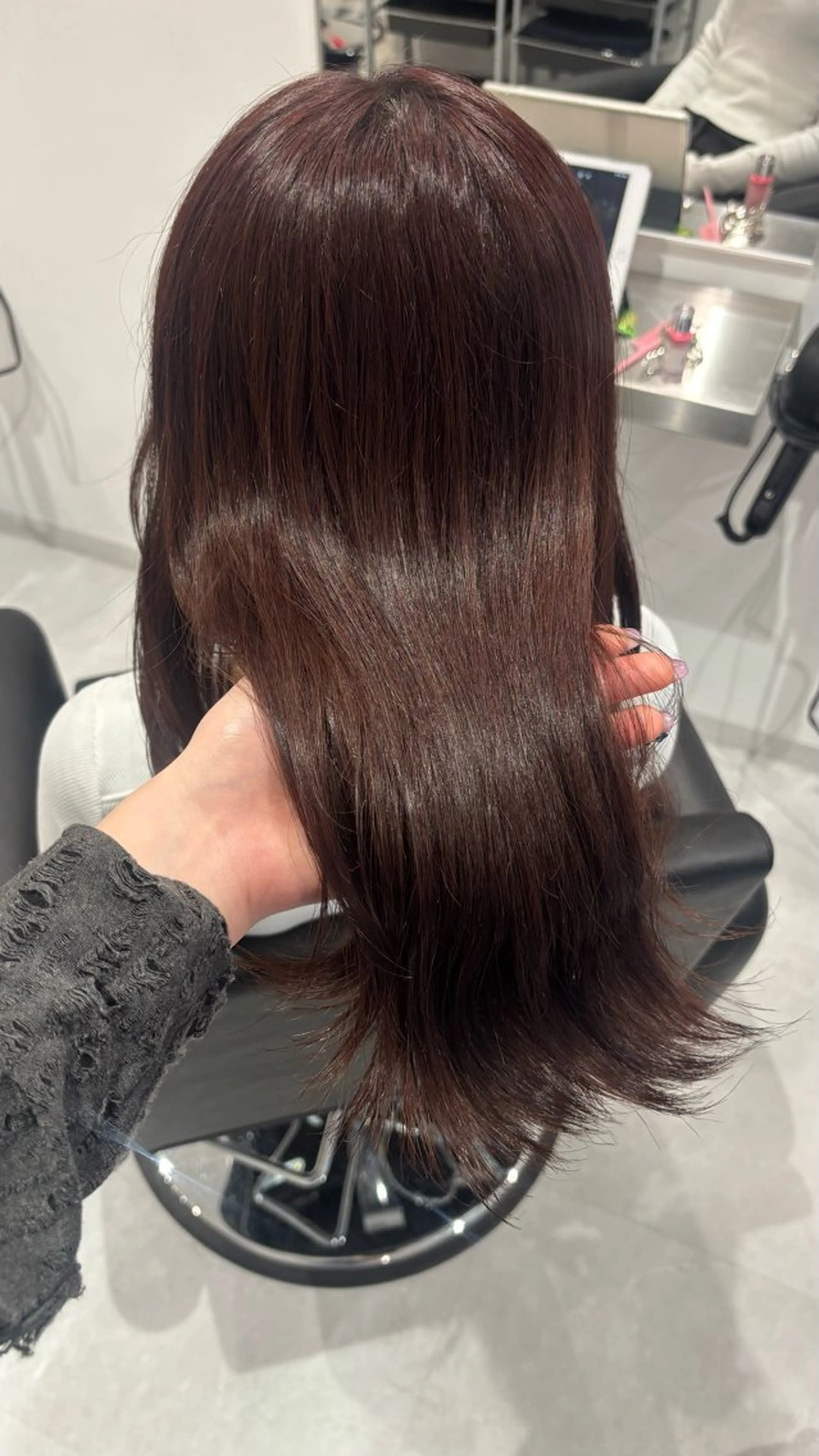 ミディアム カラー ベージュカラー ブリーチ ブラウンカラー カシス グレージュ ヘアカラー トリートメント レイヤーモデル 募集中🕊️正源のヘアスタイル