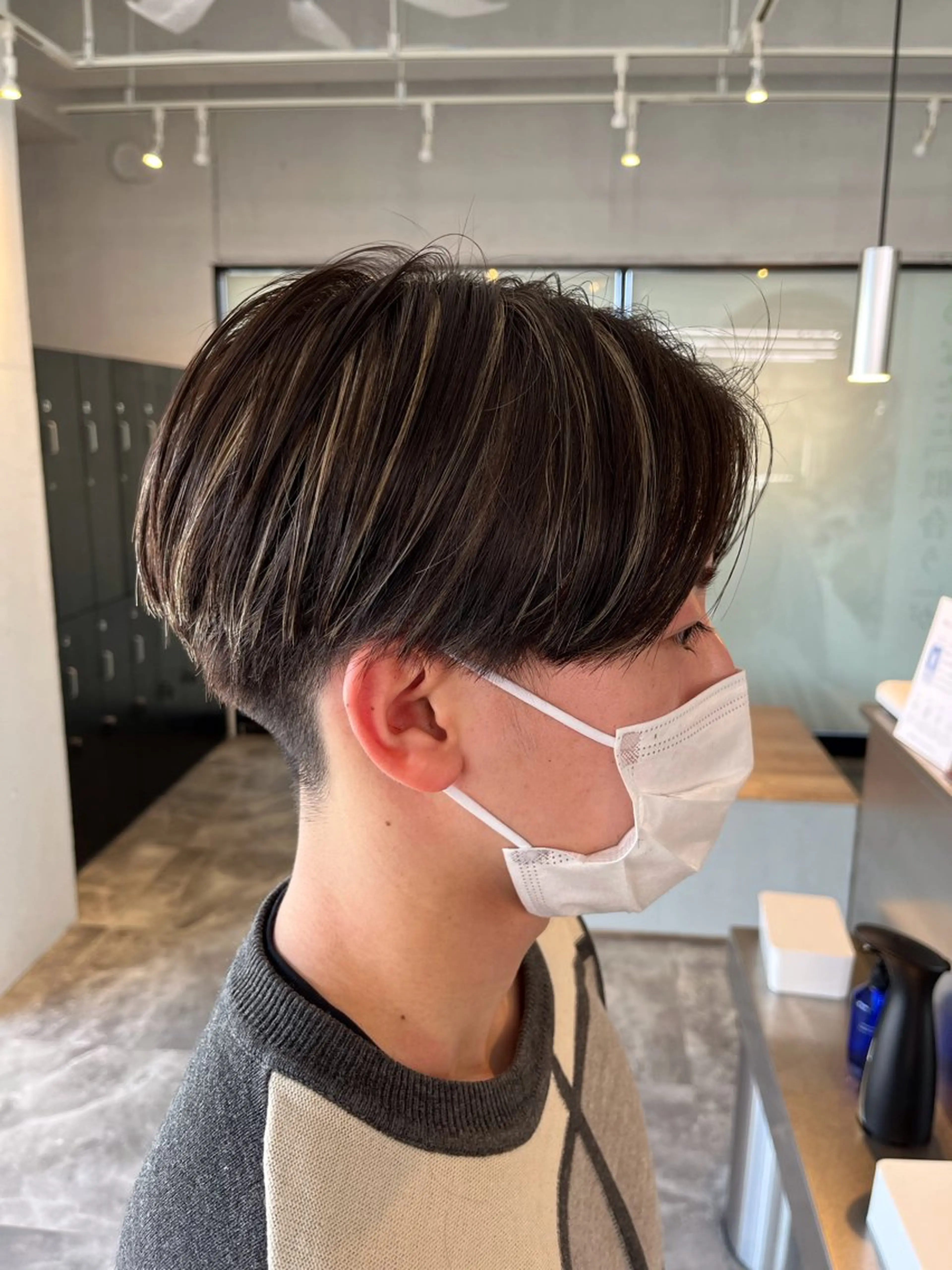 【メンズ】カット+ハイライトカラー(ホイル10枚まで)¥13970(水戸/メンズカット/ハイライトカラーの写真