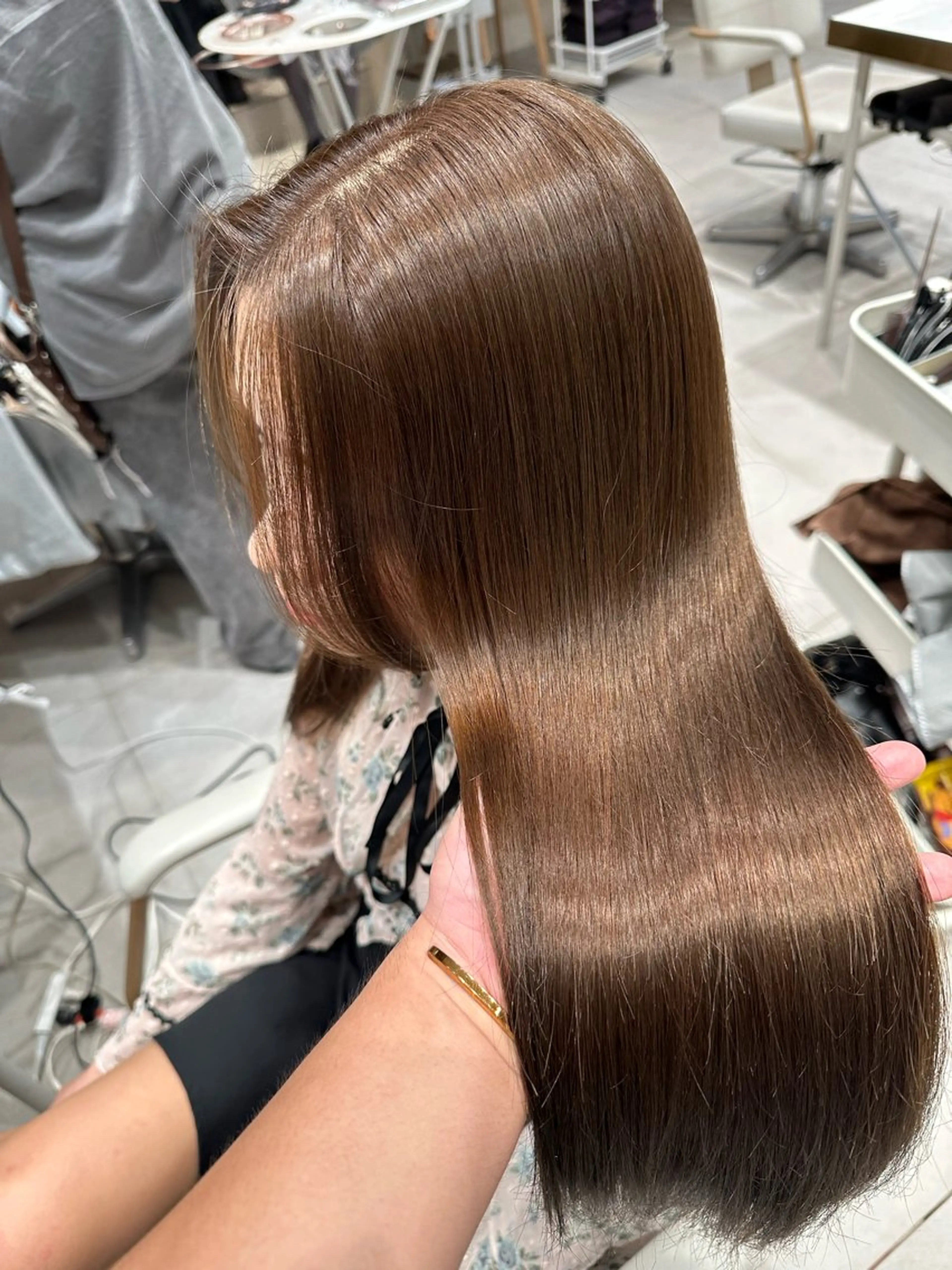 ロング カラー ベージュカラー カット ヘアカラー トリートメント 🇰🇷韓国風くびれ ヘア🇰🇷中村優大のヘアスタイル