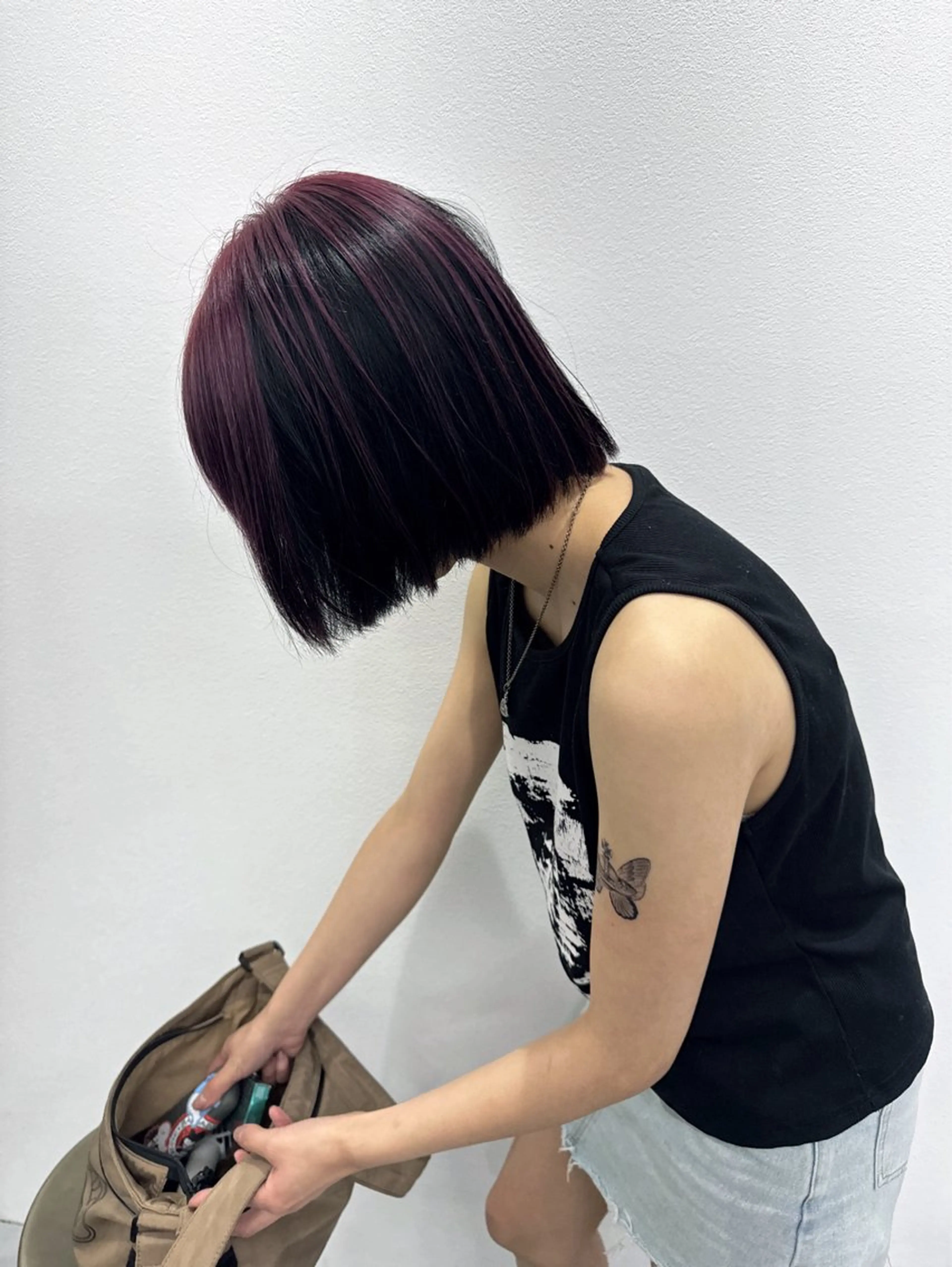 ショート カラー ヘアアレンジ 渋谷のブリーチカラー シェフ🧑‍🍳蓮のヘアスタイル