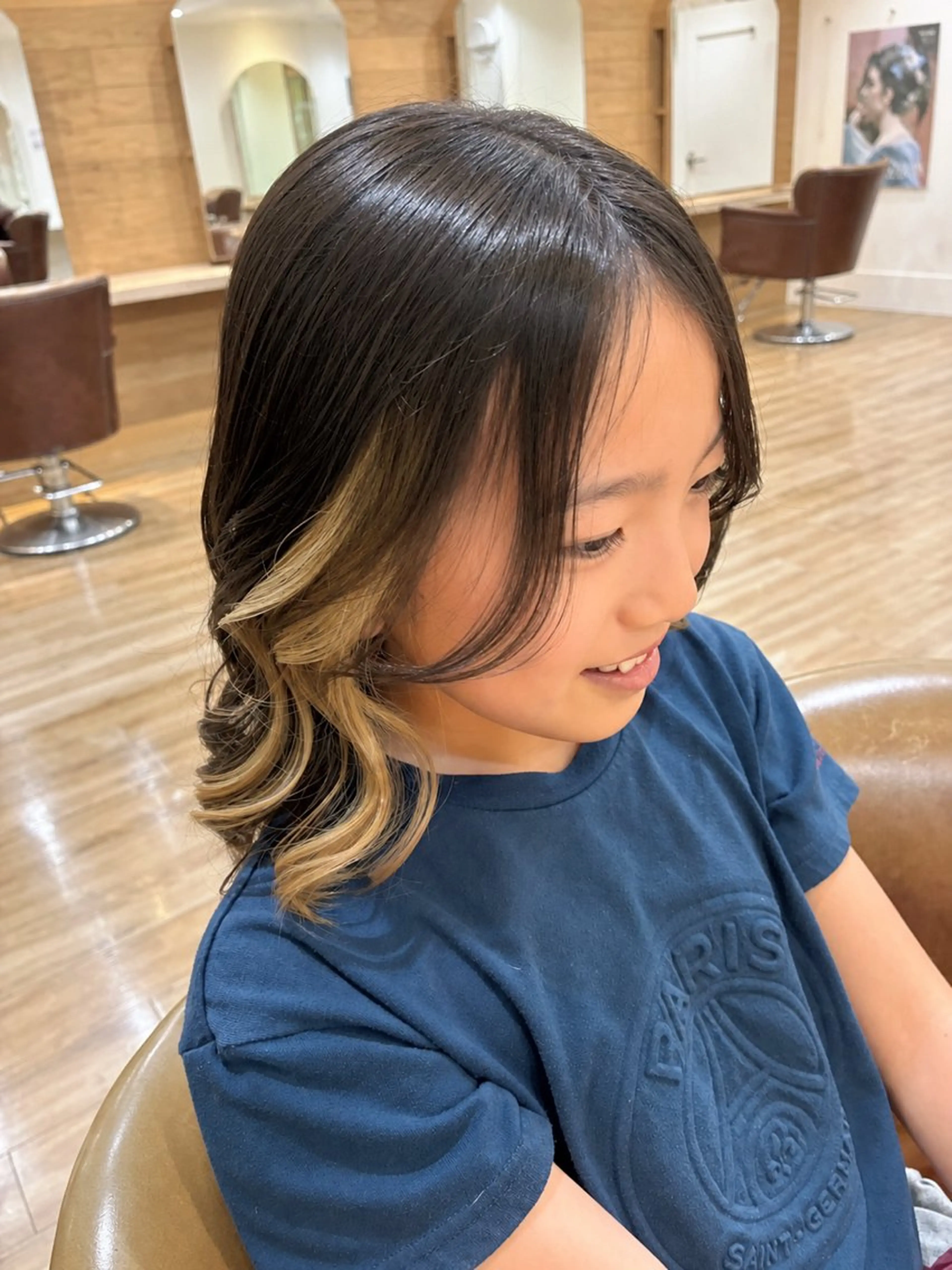 カラー キッズ ヘアカラー メンズカット ヘアセットAya🥀のヘアスタイル