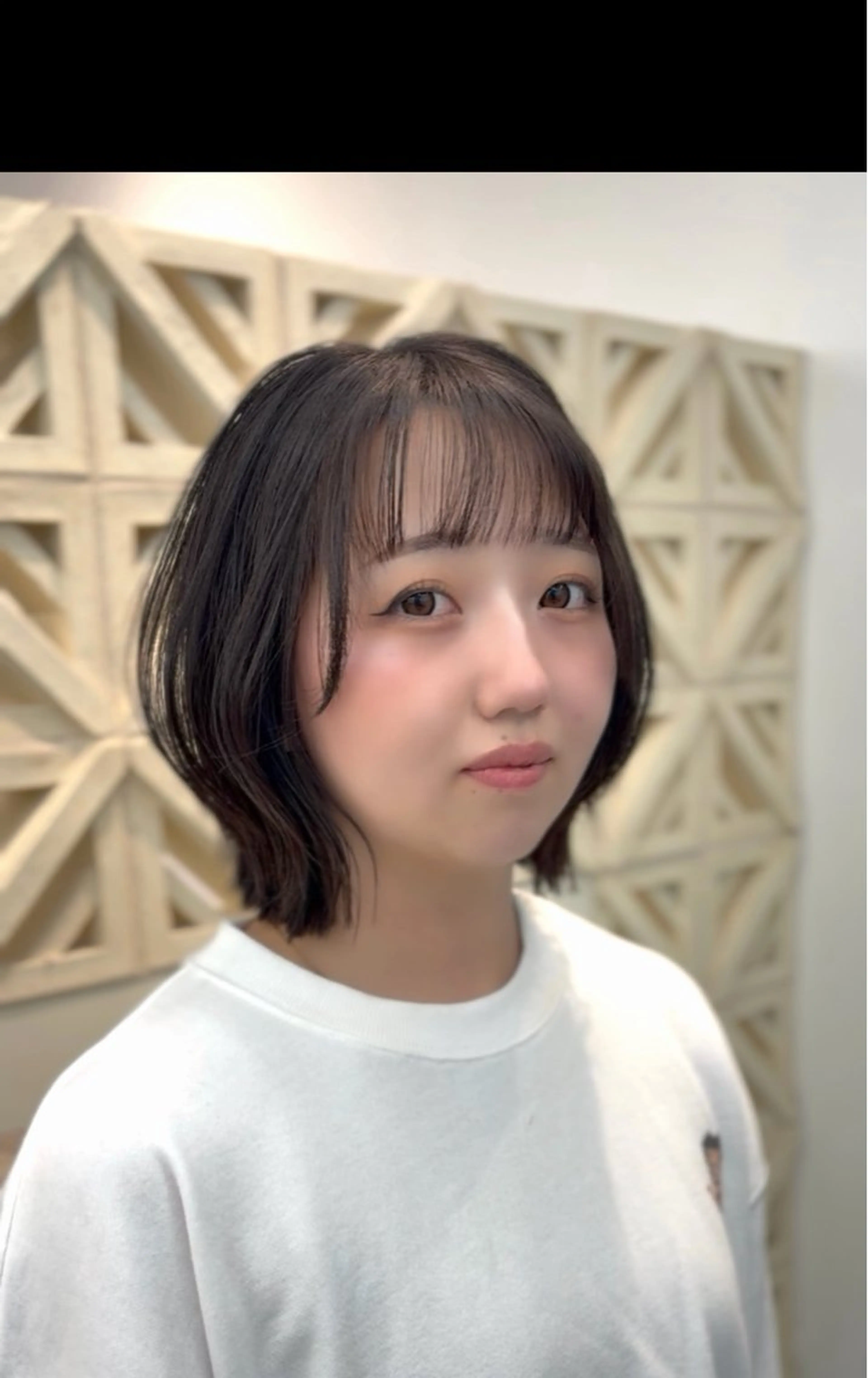 ショート ボブレイヤー ボブ くびれヘア レイヤーカット 似合わせカット カット トリートメント 名駅/ショート/ボブ 透明感カラー/優里のヘアスタイル