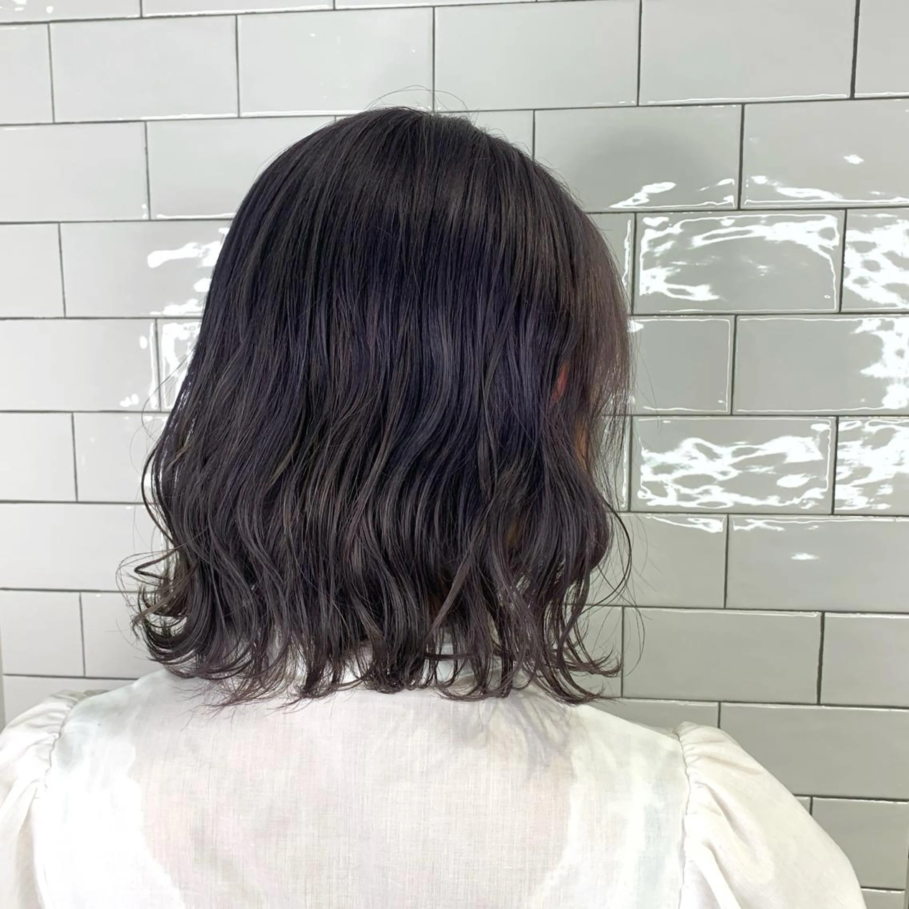 ミディアム カラー ヘアカラー 原山 直人のヘアスタイル