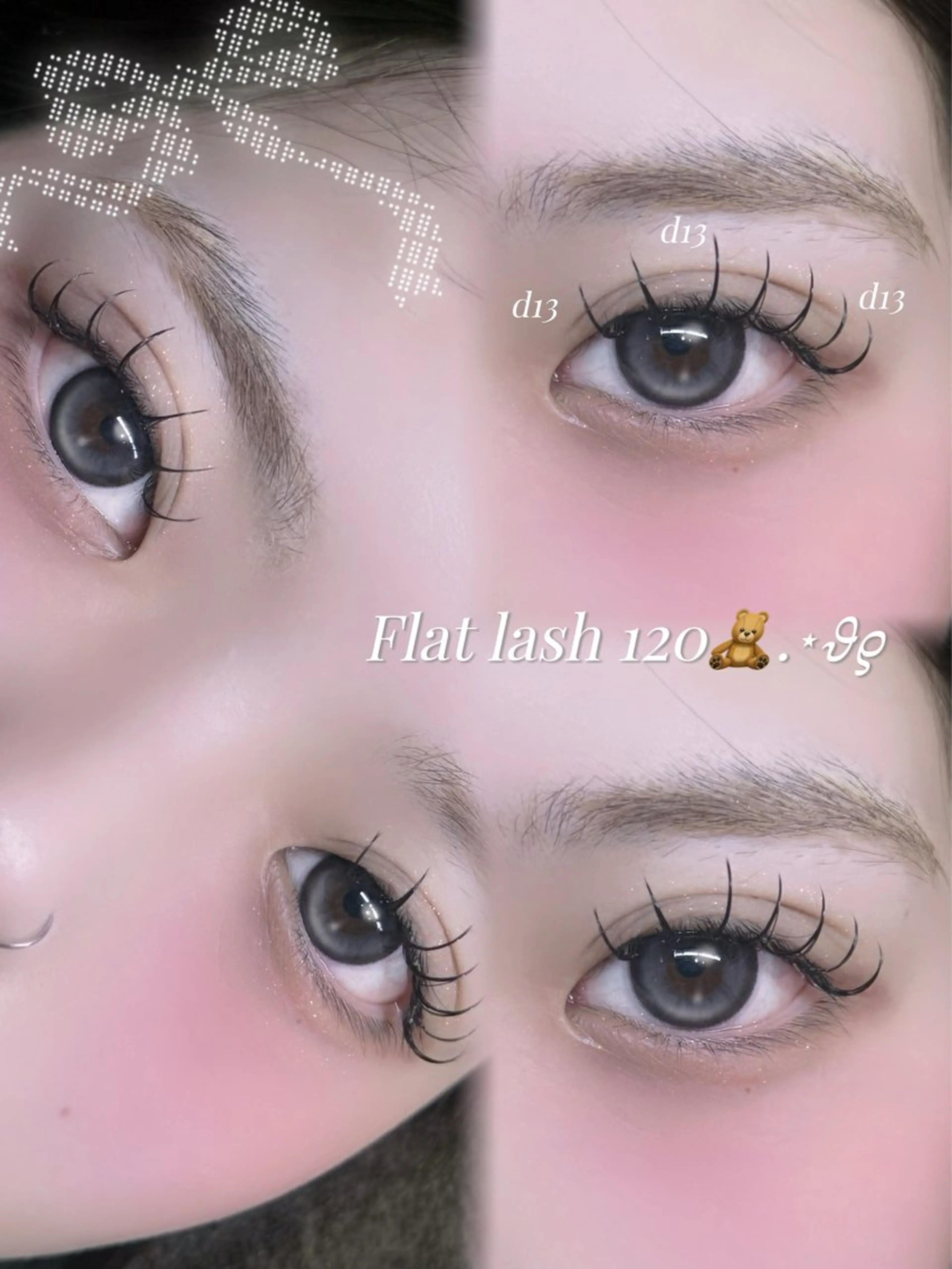 マツエク・マツパ 🎀マツエク/束感 𝑀𝐼𝑌𝑈🎀のマツエク・マツパデザイン