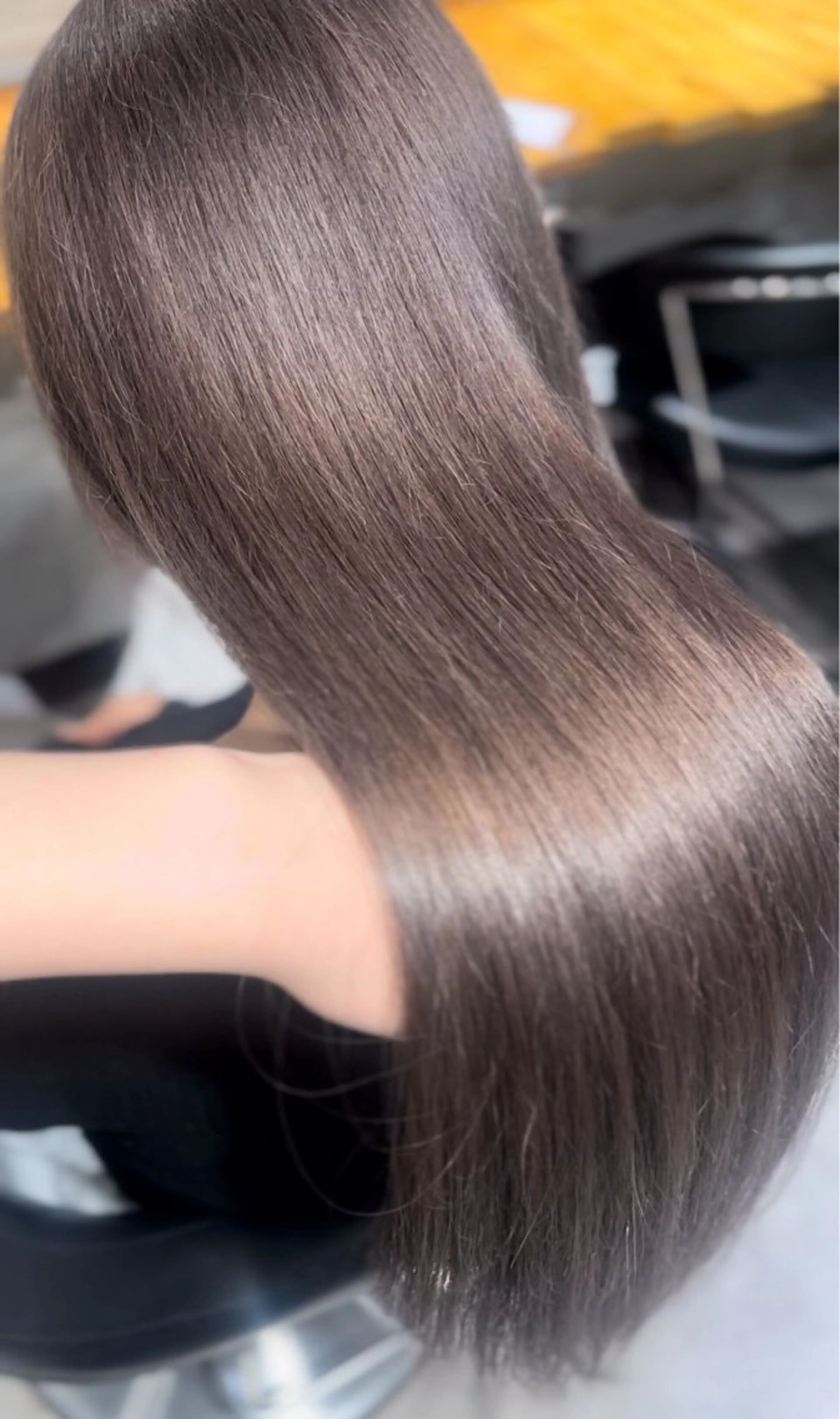 ロング ヘアカラー トリートメント ヘアセット NANA💓韓国ヘア /レイヤー/暖色💓のヘアスタイル