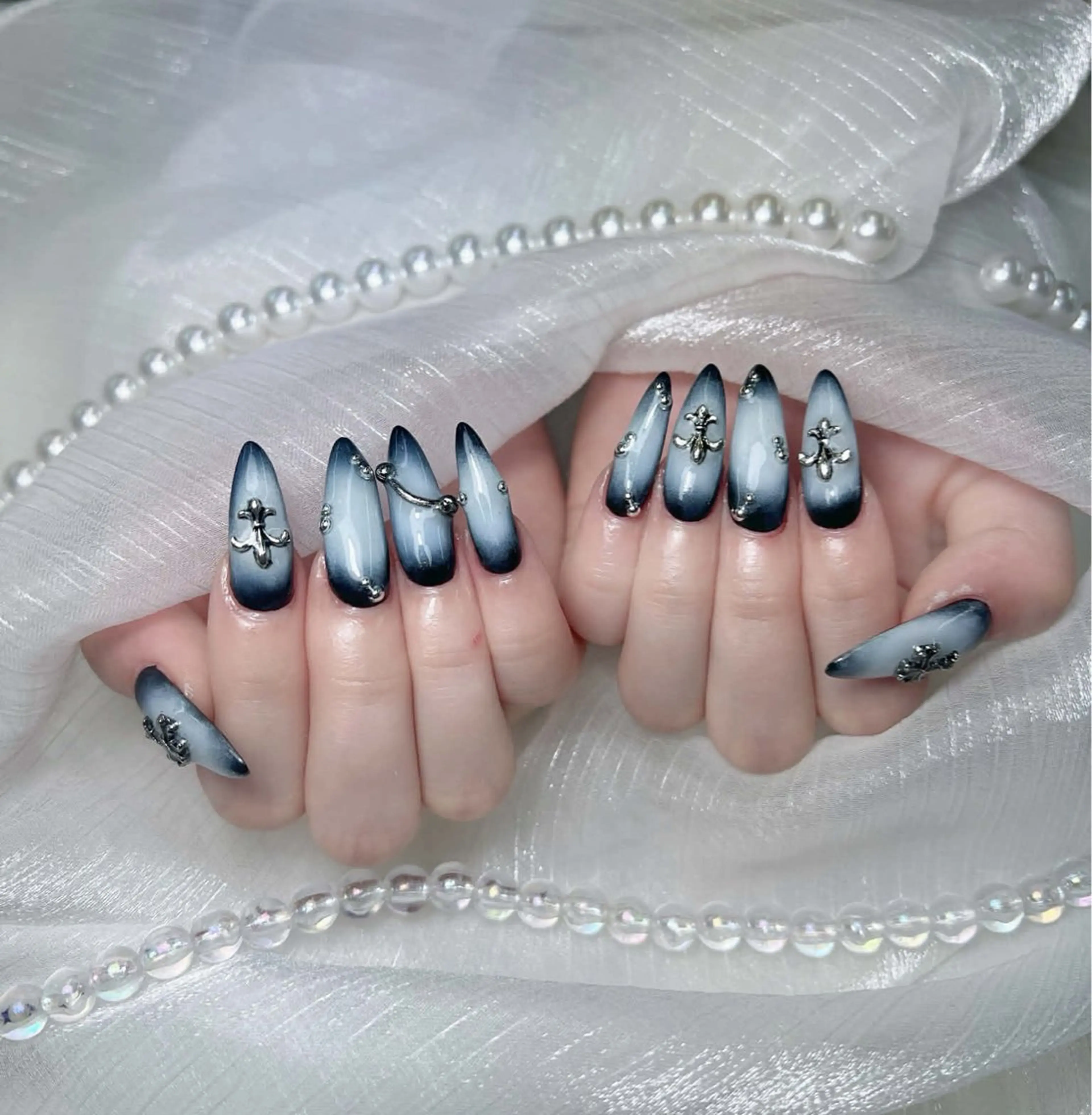 ネイル チークネイル フットネイル ジェルネイル 韓国ネイル マグネットネイル ハンドネイル KING_NAIL YUMIのネイルデザイン