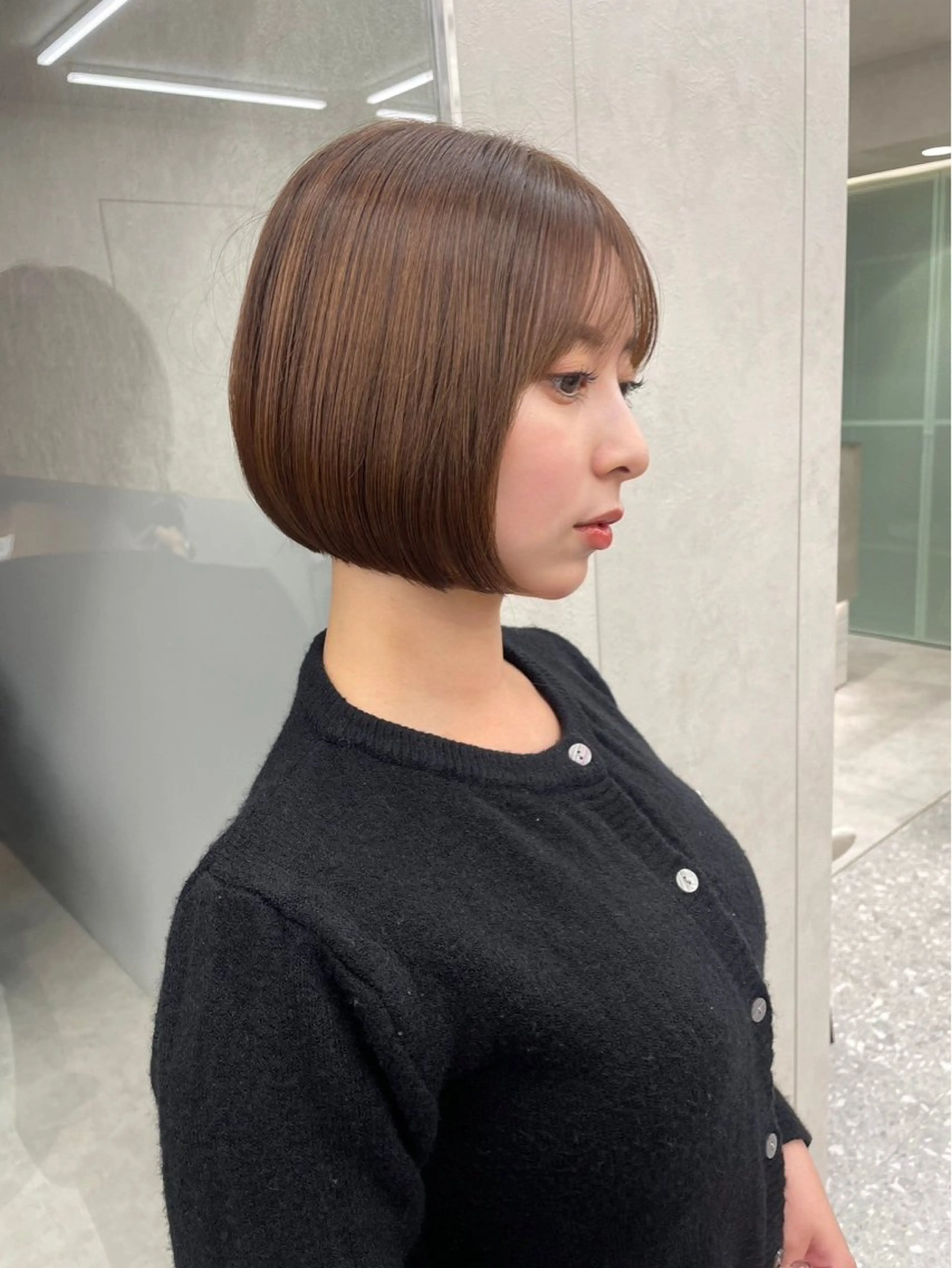 ミディアム ボブ 韓国風ヘア カット トリートメント ハルナ / 韓国ヘア♪のヘアスタイル