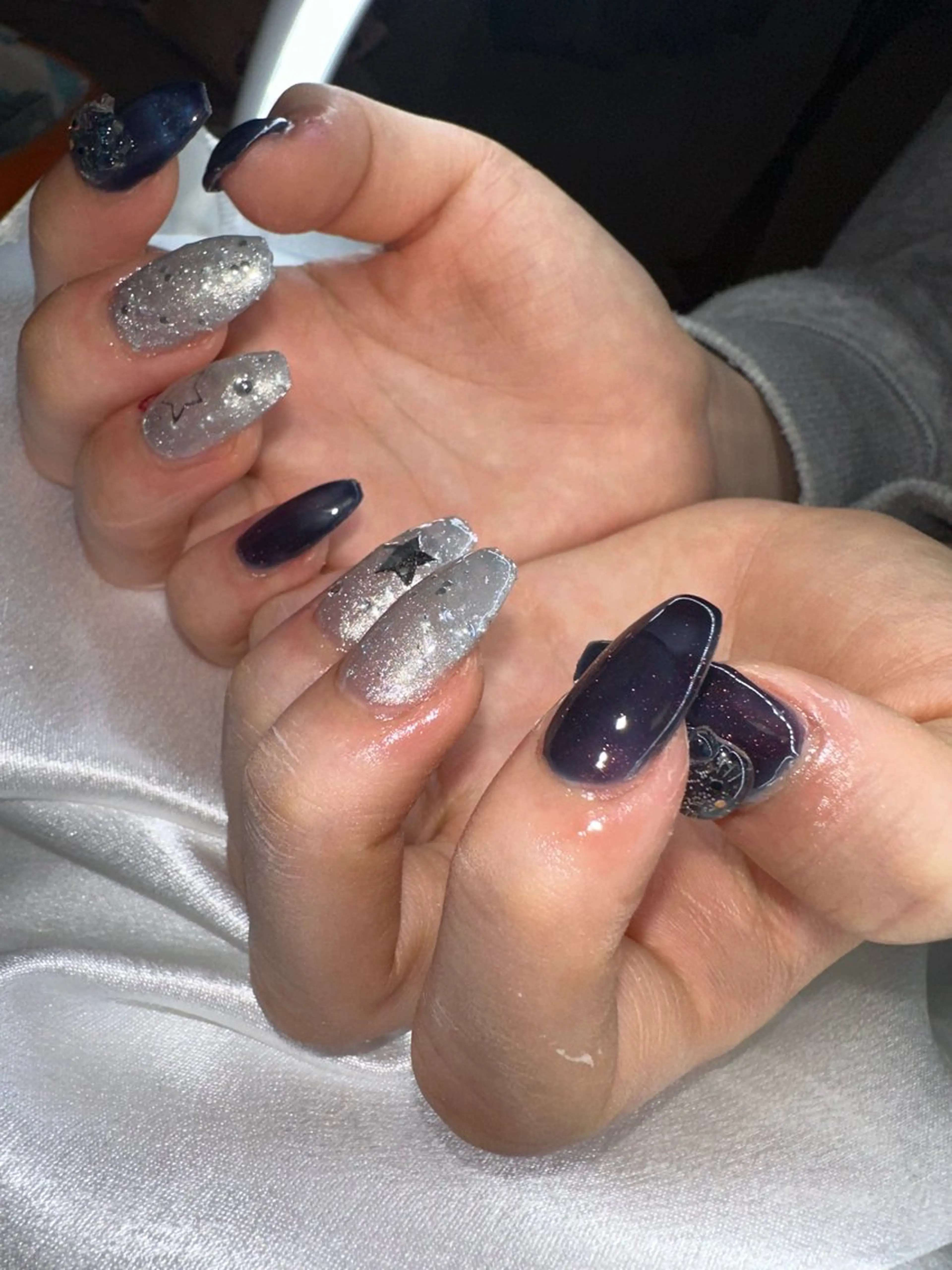 ミディアム ハンドネイル YOKOSUKA🧸 NAIL🌿🫧💛のネイルデザイン