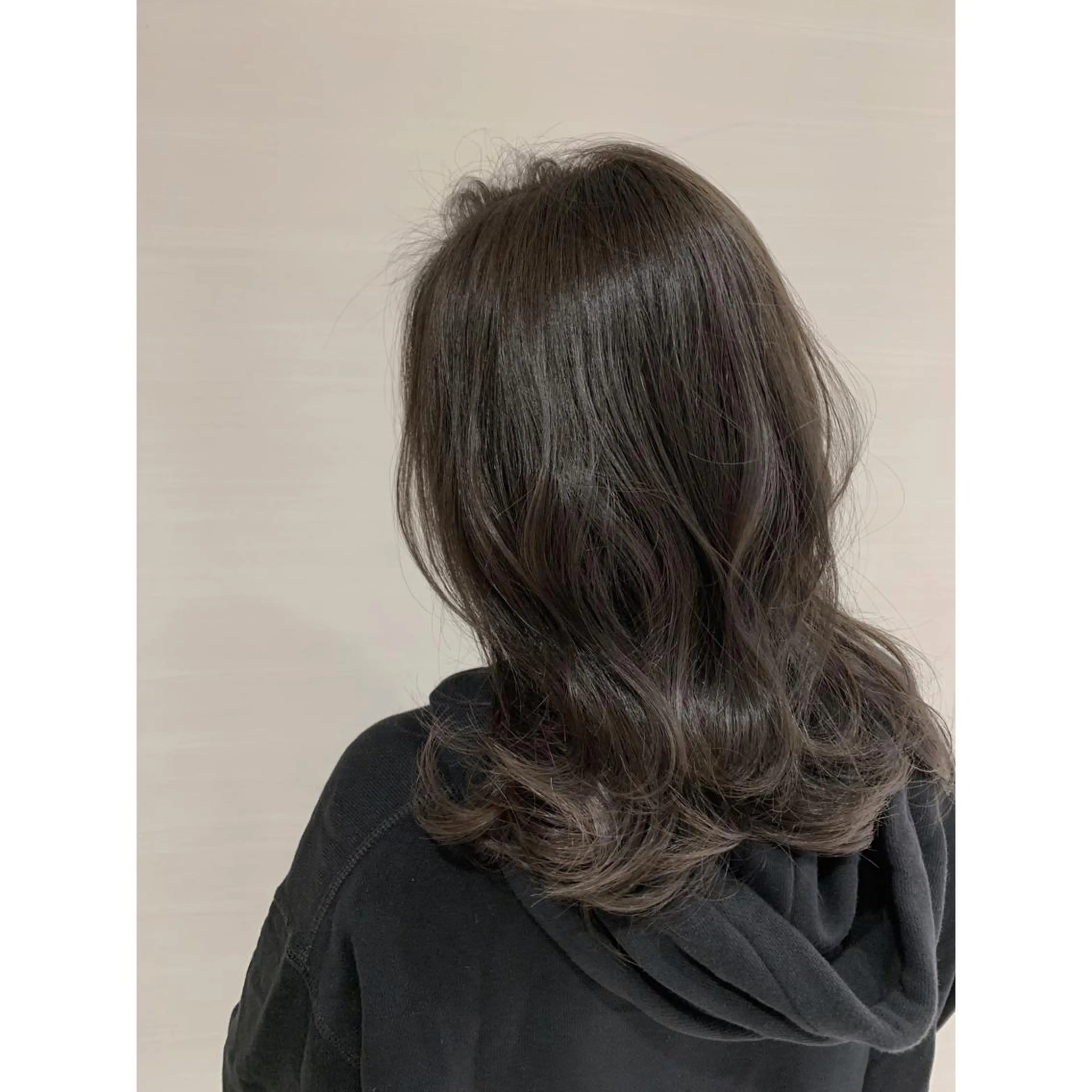 セミロング カラー パーマ ヘアアレンジ キッズ MODE K´s eau髪質改善特化のヘアスタイル