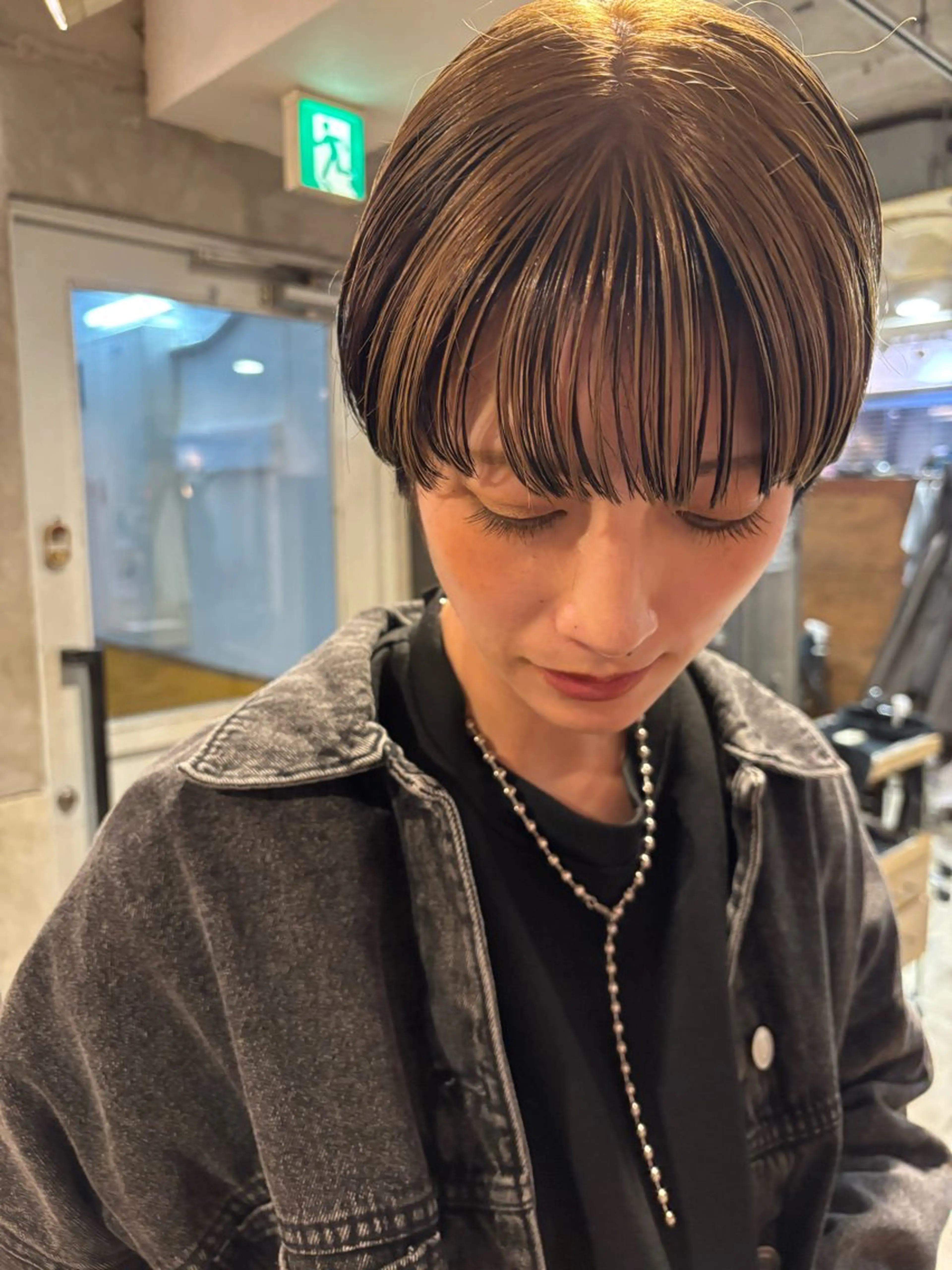 ショート カラー 落合 妙佳のヘアスタイル
