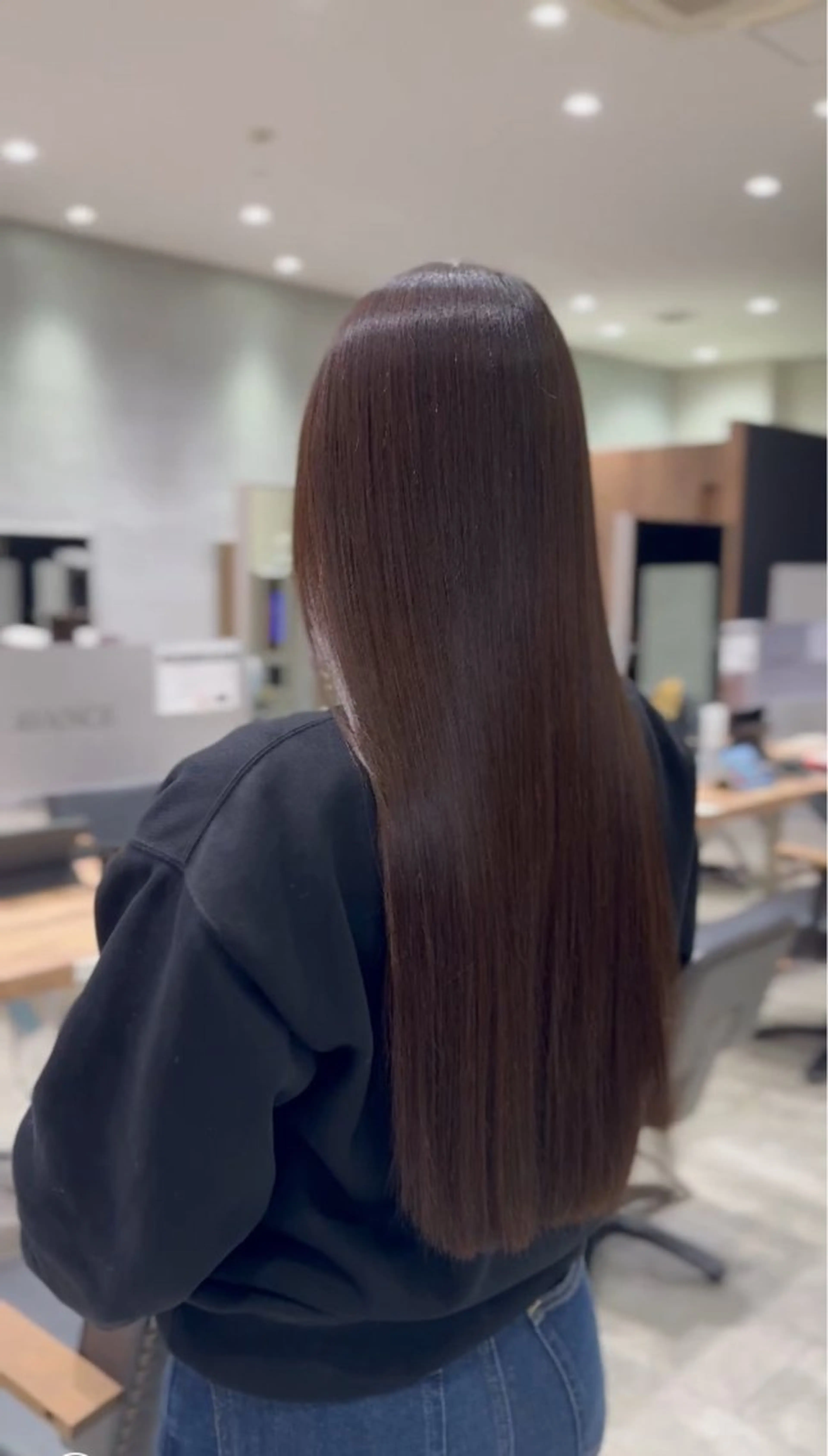 ロング ヘアカラー トリートメント 石井良典 髪質改善のヘアスタイル