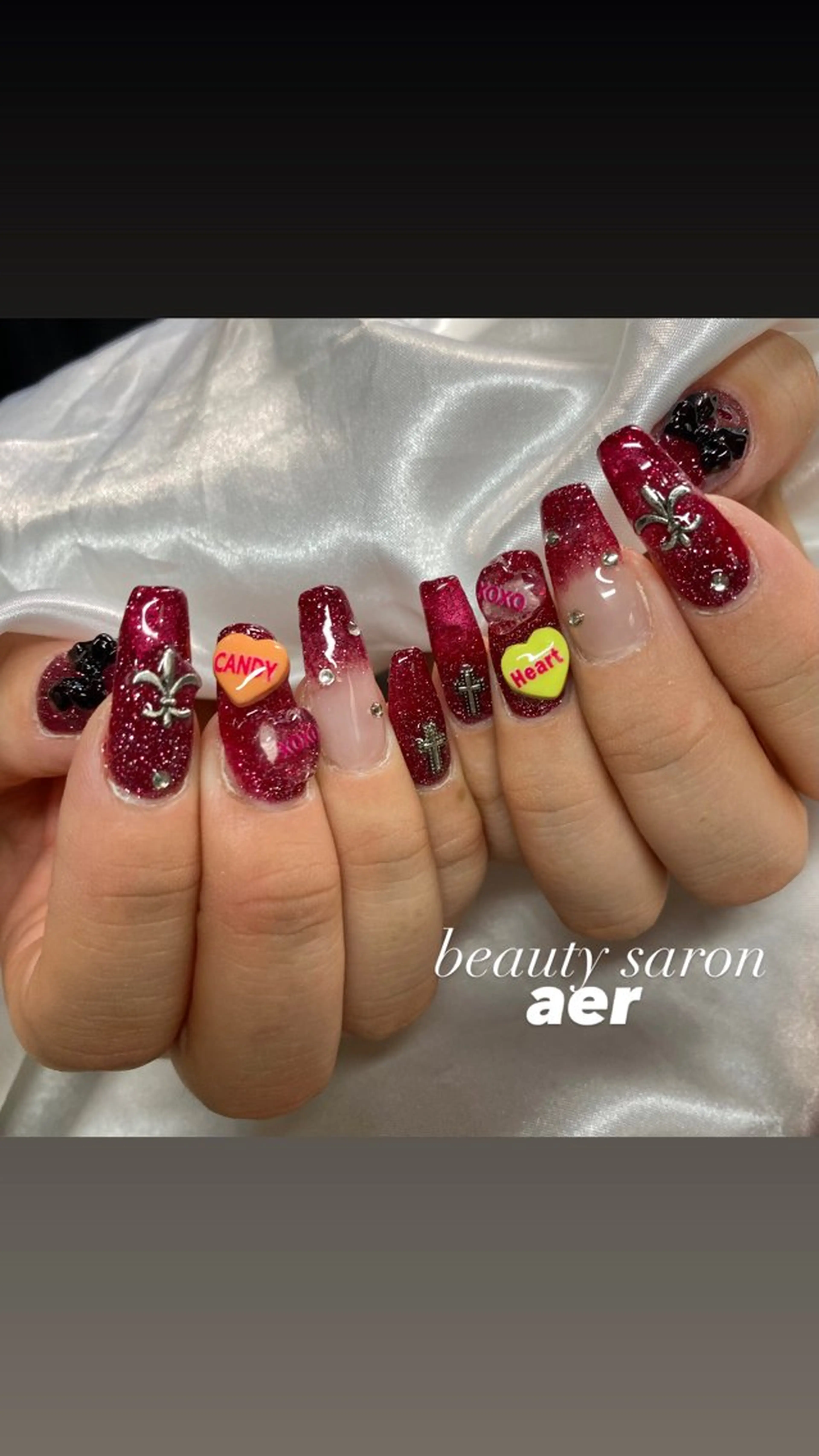 ネイル フラッシュネイル デコパーツが得意♪ ネイル/眉毛/エステの眉毛・アイブロウイメージ