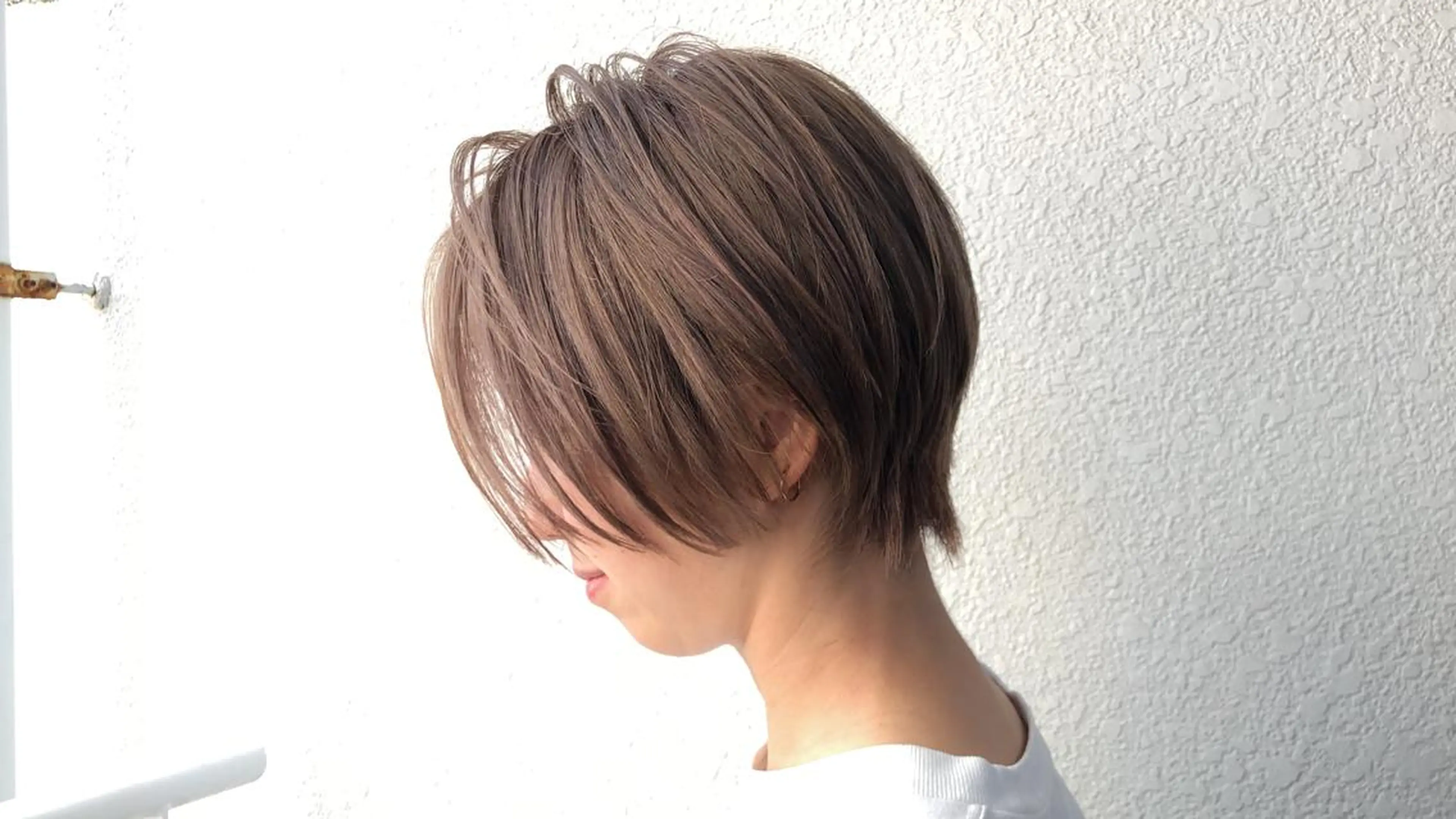 ショート カラー ブリーチカラー🌈 石垣翔太のヘアスタイル