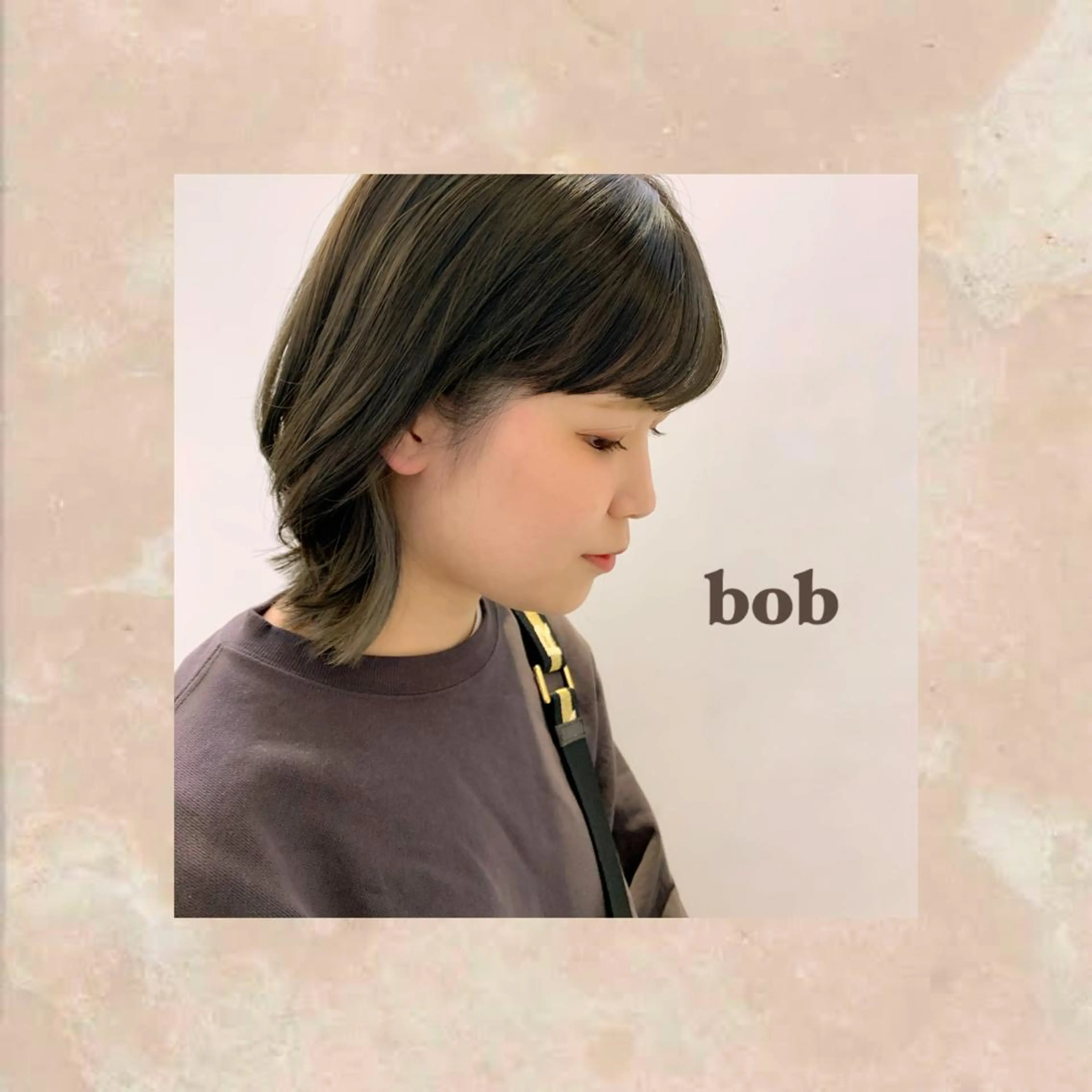 ショート ボブ 伸ばしかけ 外ハネヘア apish パーマ/夏琳🌻のヘアスタイル