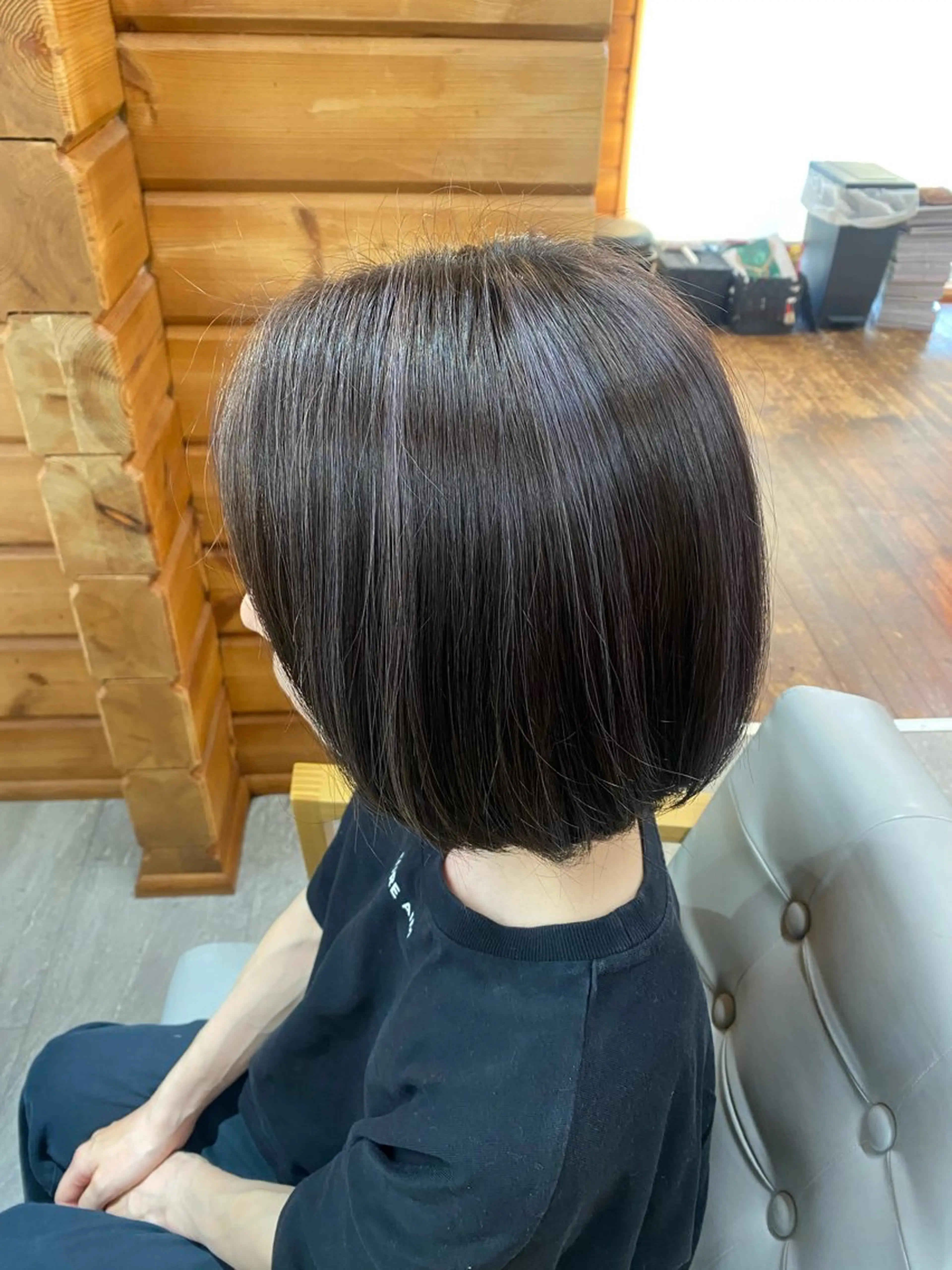 カラー ベージュカラー ラベンダーカラー メッシュ 田尻 天花のヘアスタイル