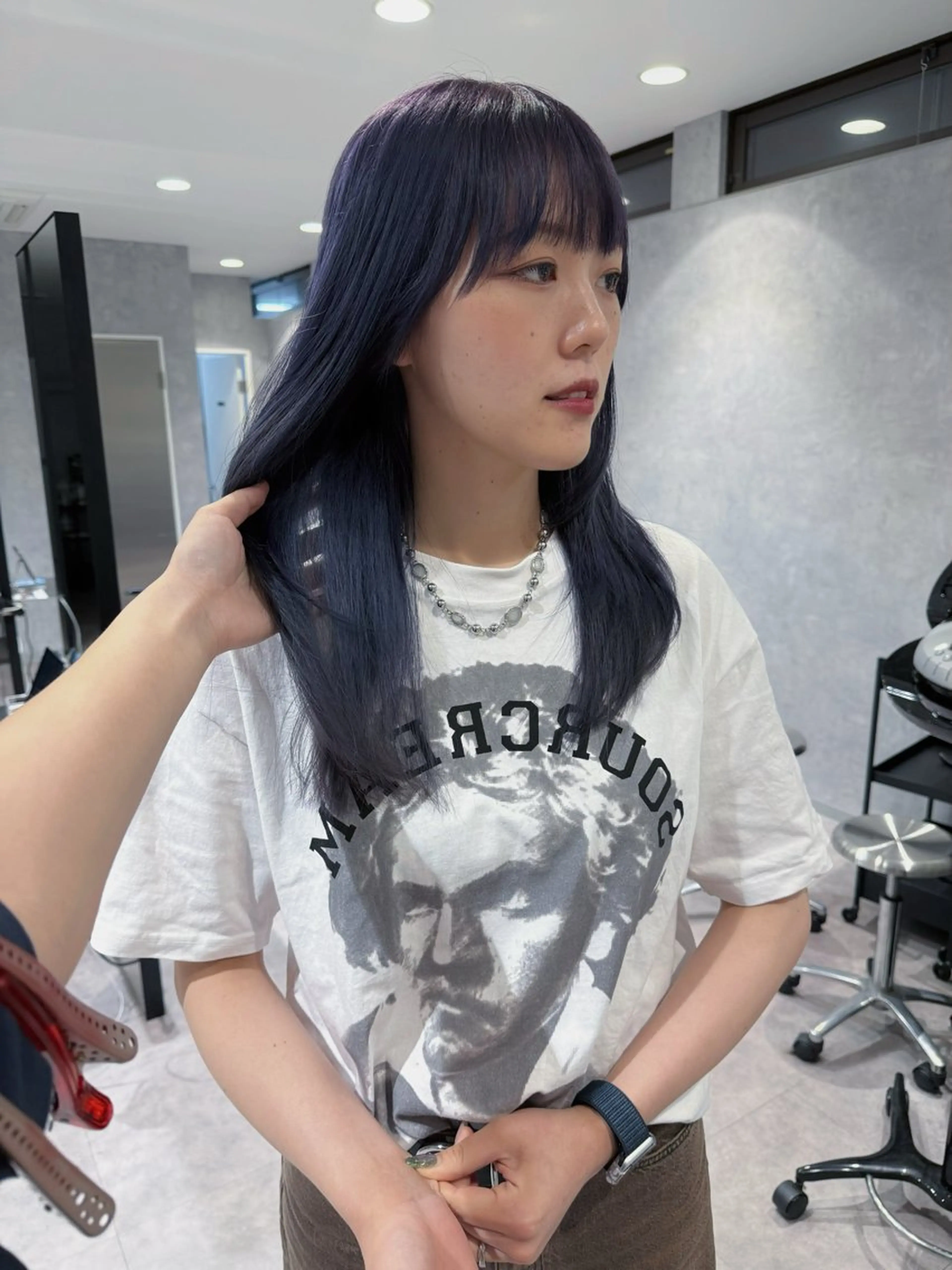 ミディアム 野林 夏帆のヘアスタイル