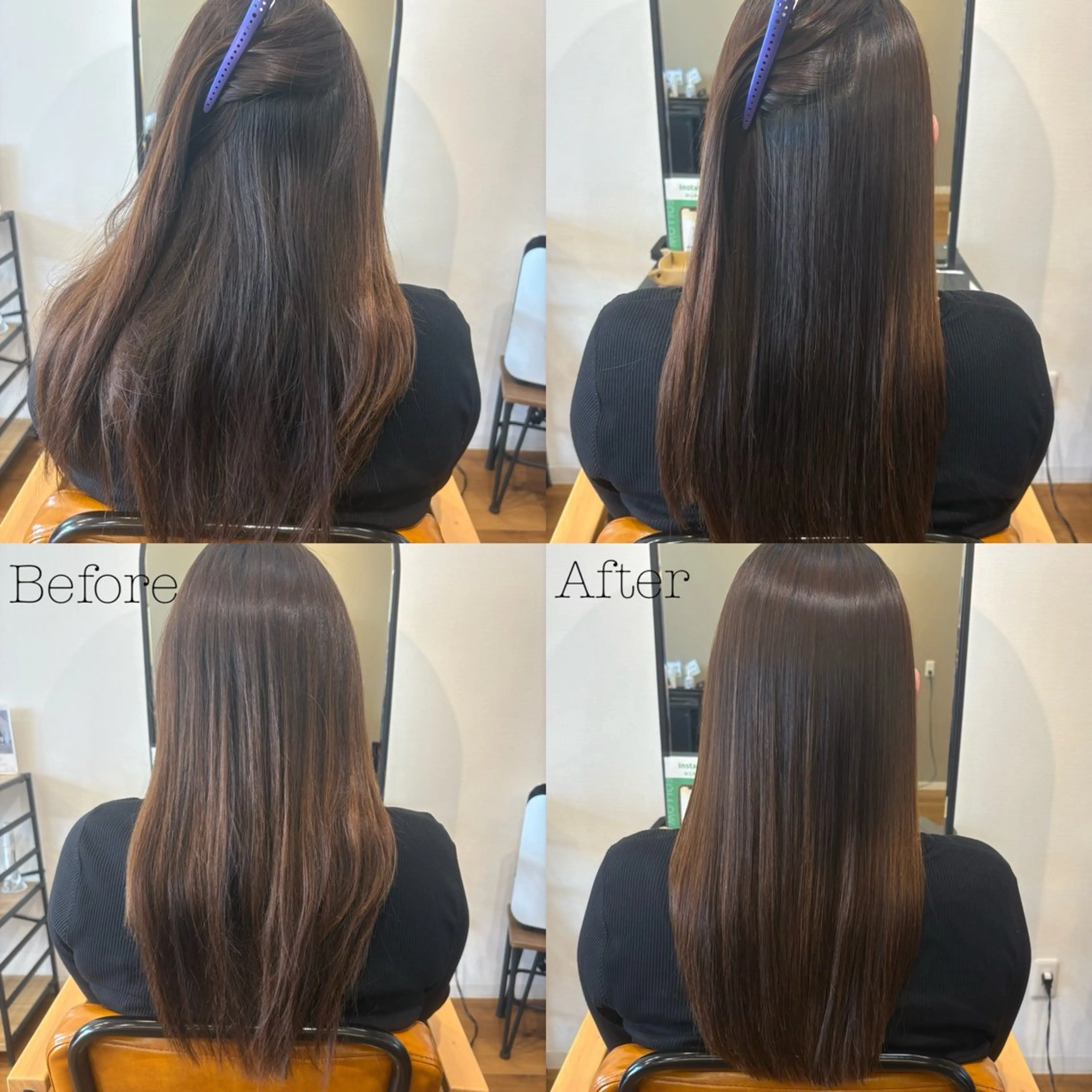 ロング 横 田のヘアスタイル
