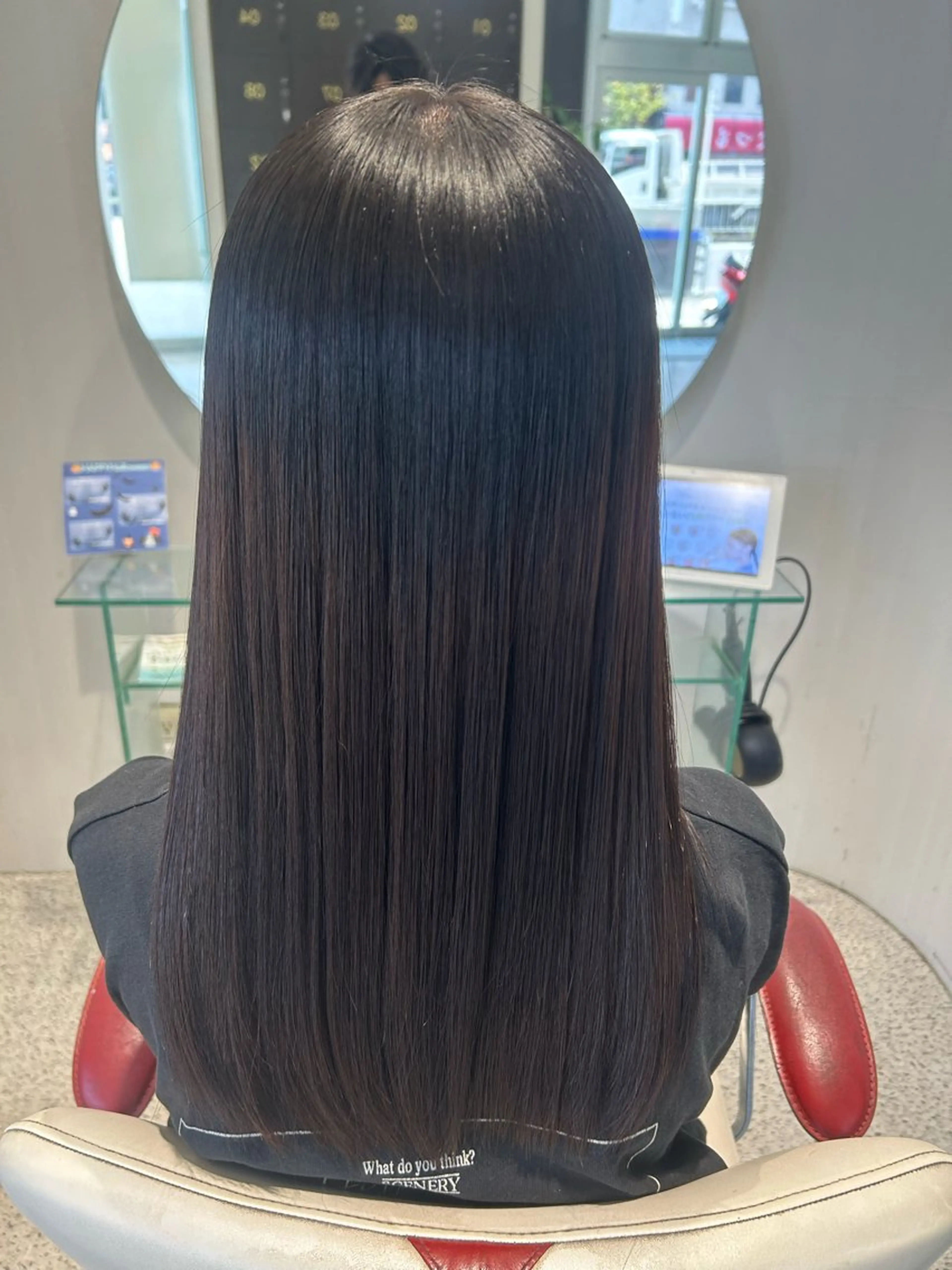 セミロング 美髪縮毛矯正/ 髪質改善/愛敬響のヘアスタイル