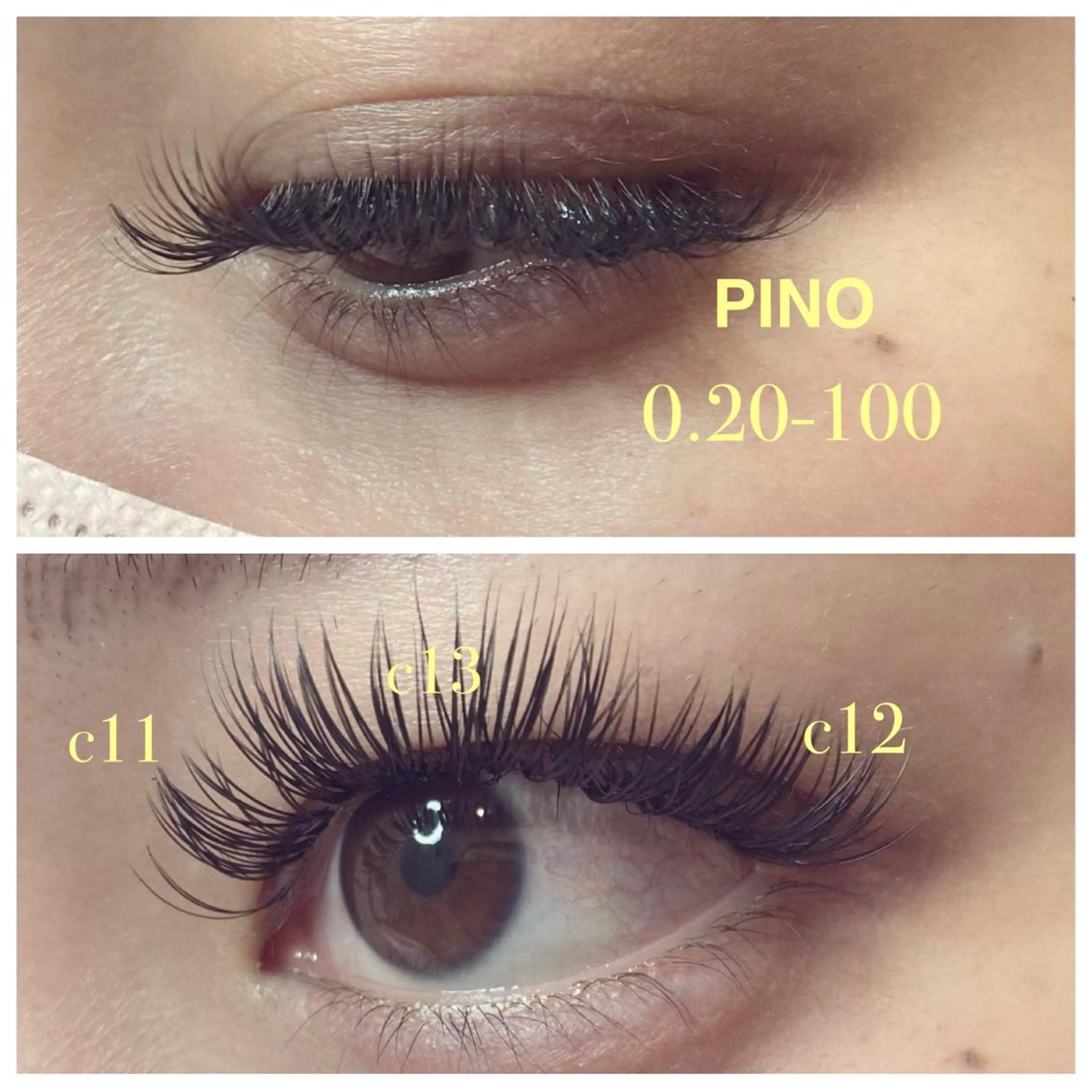 マツエク・マツパ フラットラッシュ eyelash salon PINOのマツエク・マツパデザイン