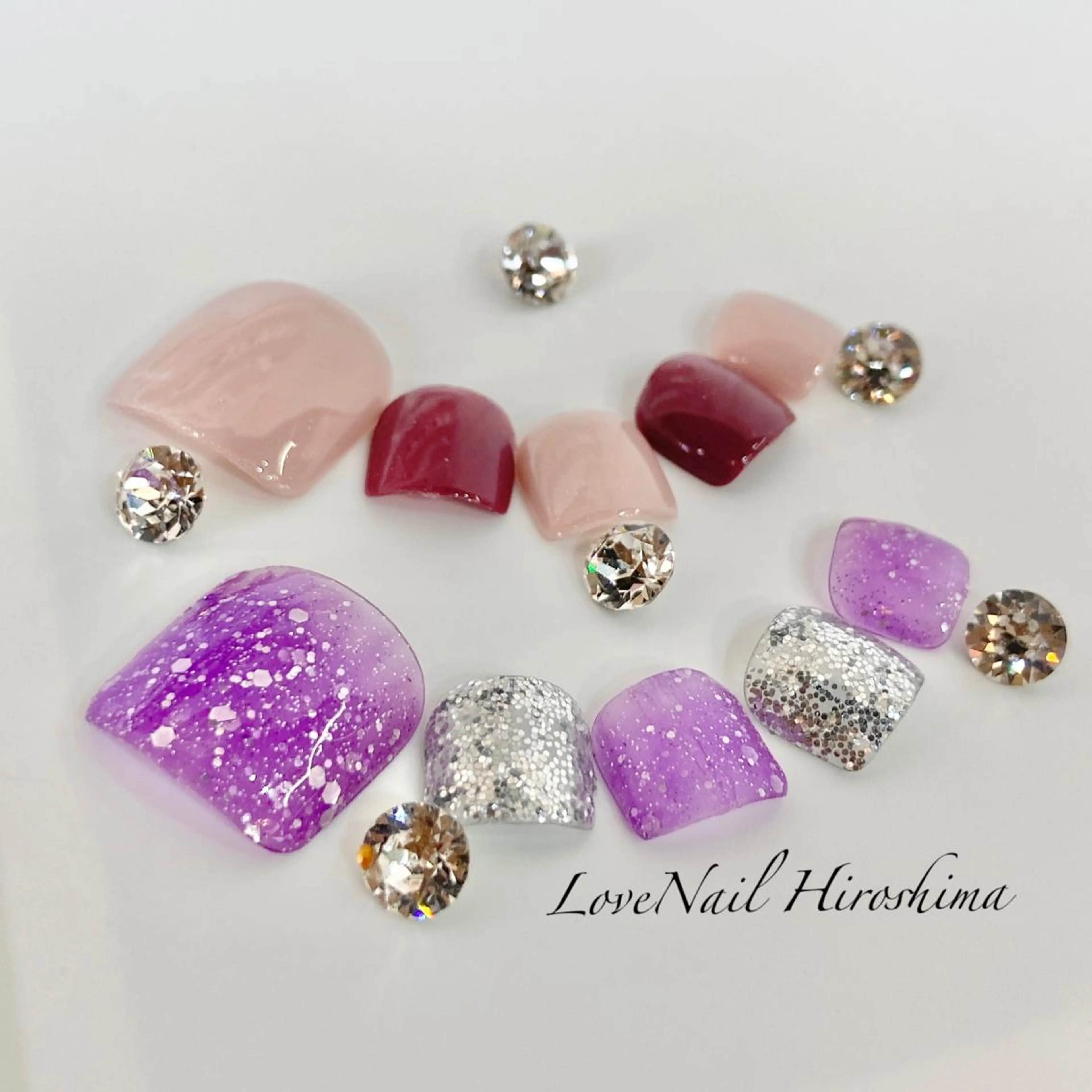ネイル フットネイル LoveNaii広島店所属・LoveNail HIROSHIMAのネイルデザイン