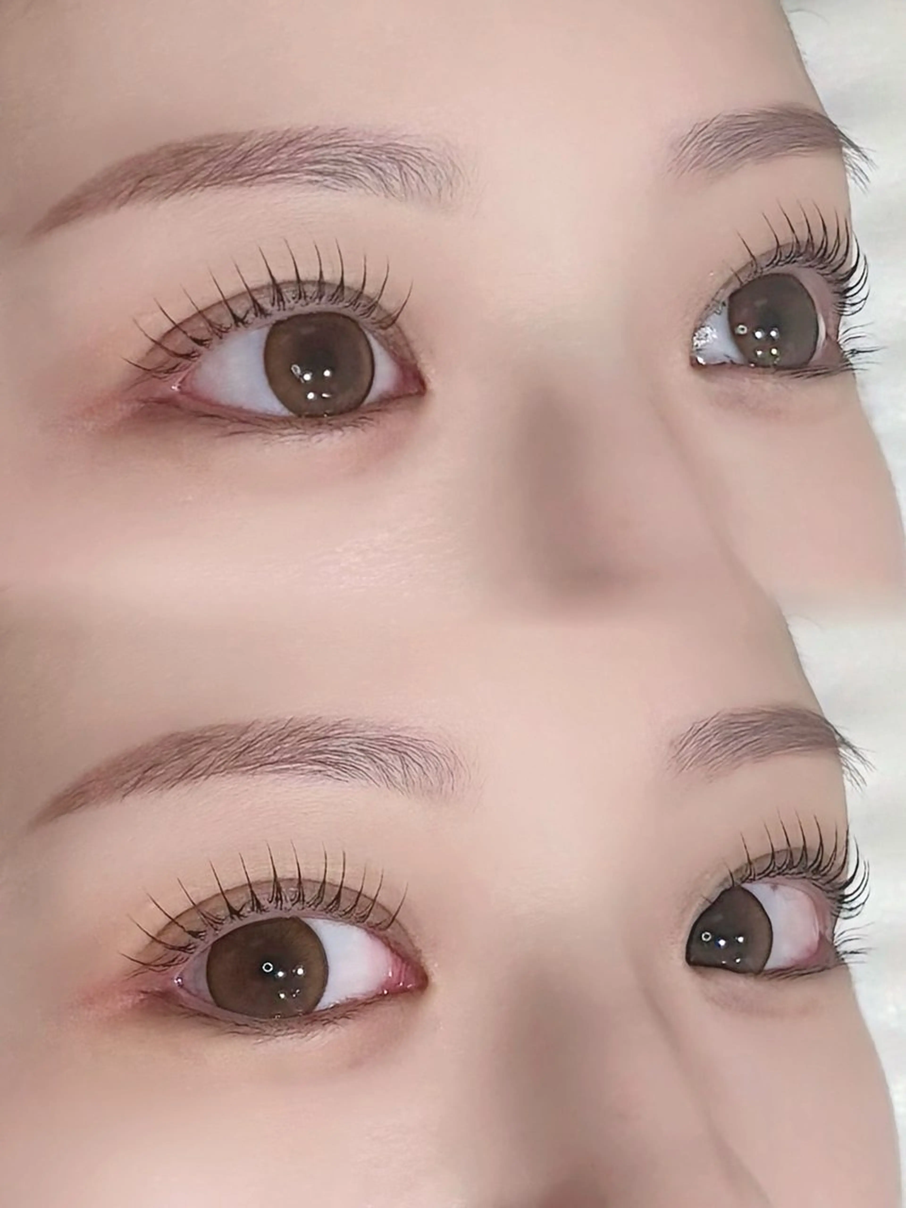 マツエク・マツパ Lカール unefleur 🤍 asukaのマツエク・マツパデザイン