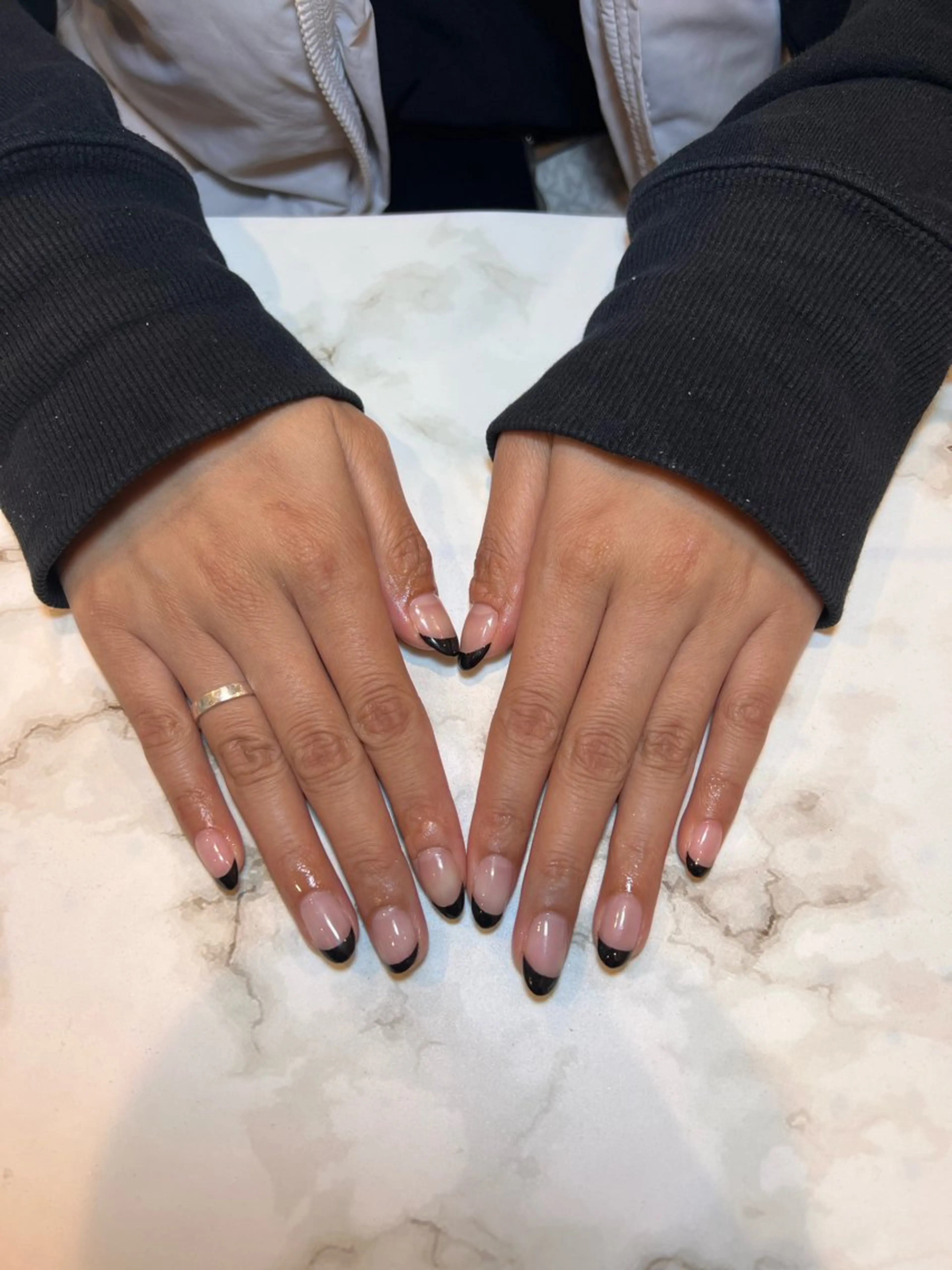 ネイル フレンチネイル ハンドネイル KANOネイリスト/ UNELMA天神のネイルデザイン