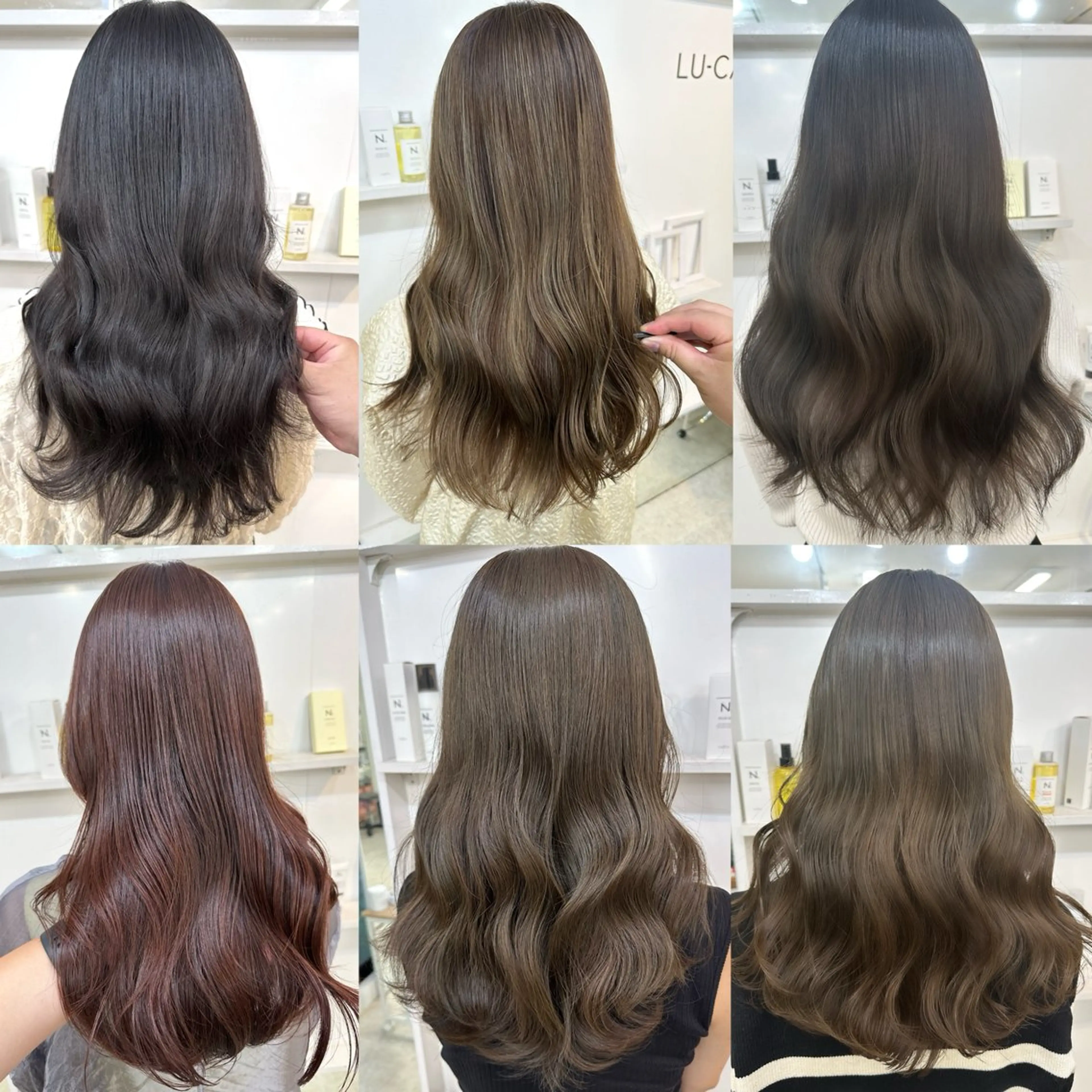 セミロング カラー ベージュカラー カット ヘアカラー トリートメント 髪質改善/レイヤー ストウシンゴのヘアスタイル