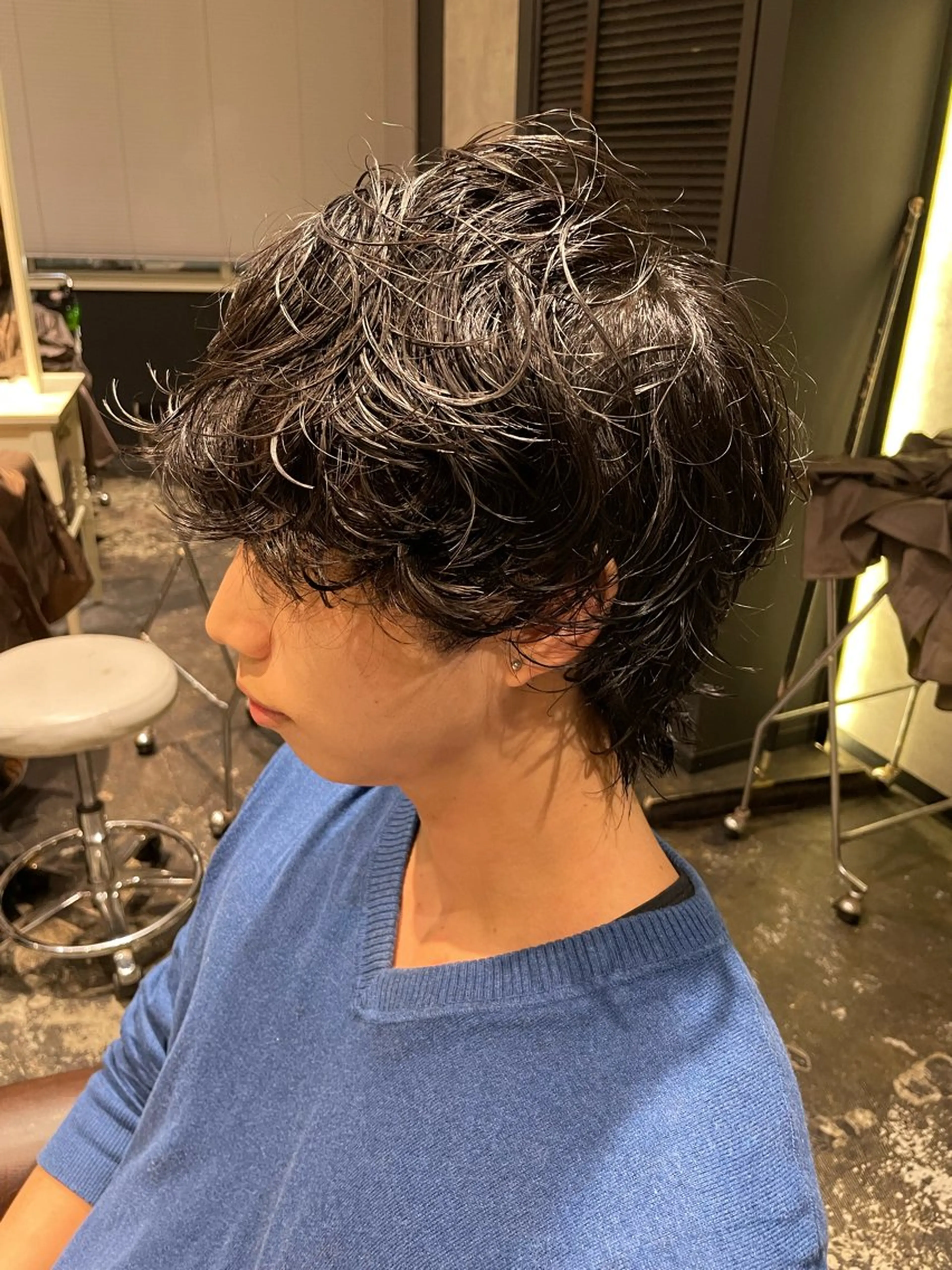 パーマ メンズ カット パーマ 💈メンズ職人 ルキト💈のヘアスタイル