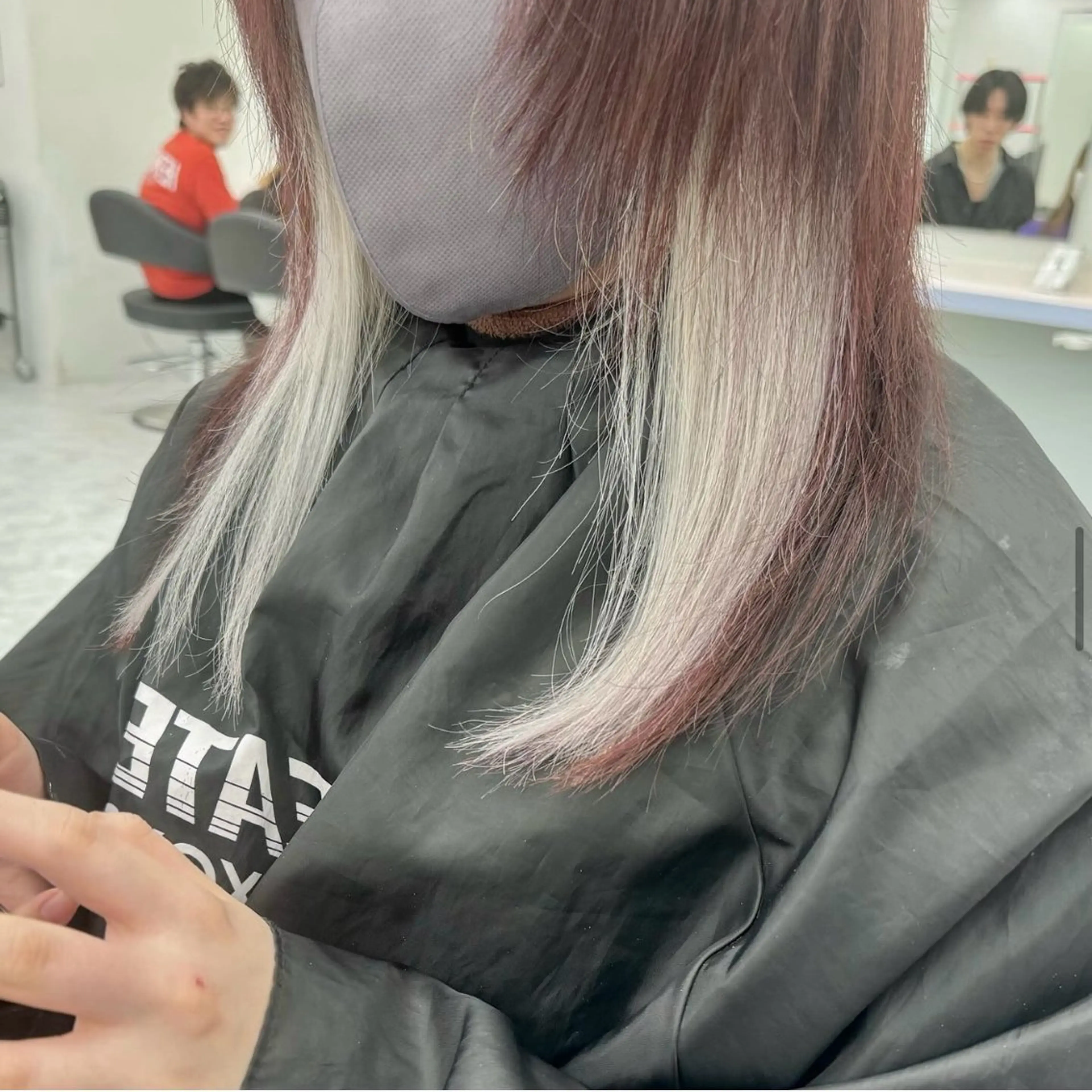 ミディアム カラー ヘアカラー トリートメント ヘッドスパ ヘアセット 韓国スタイル🇰🇷 トレンドレイヤー🪡のヘアスタイル
