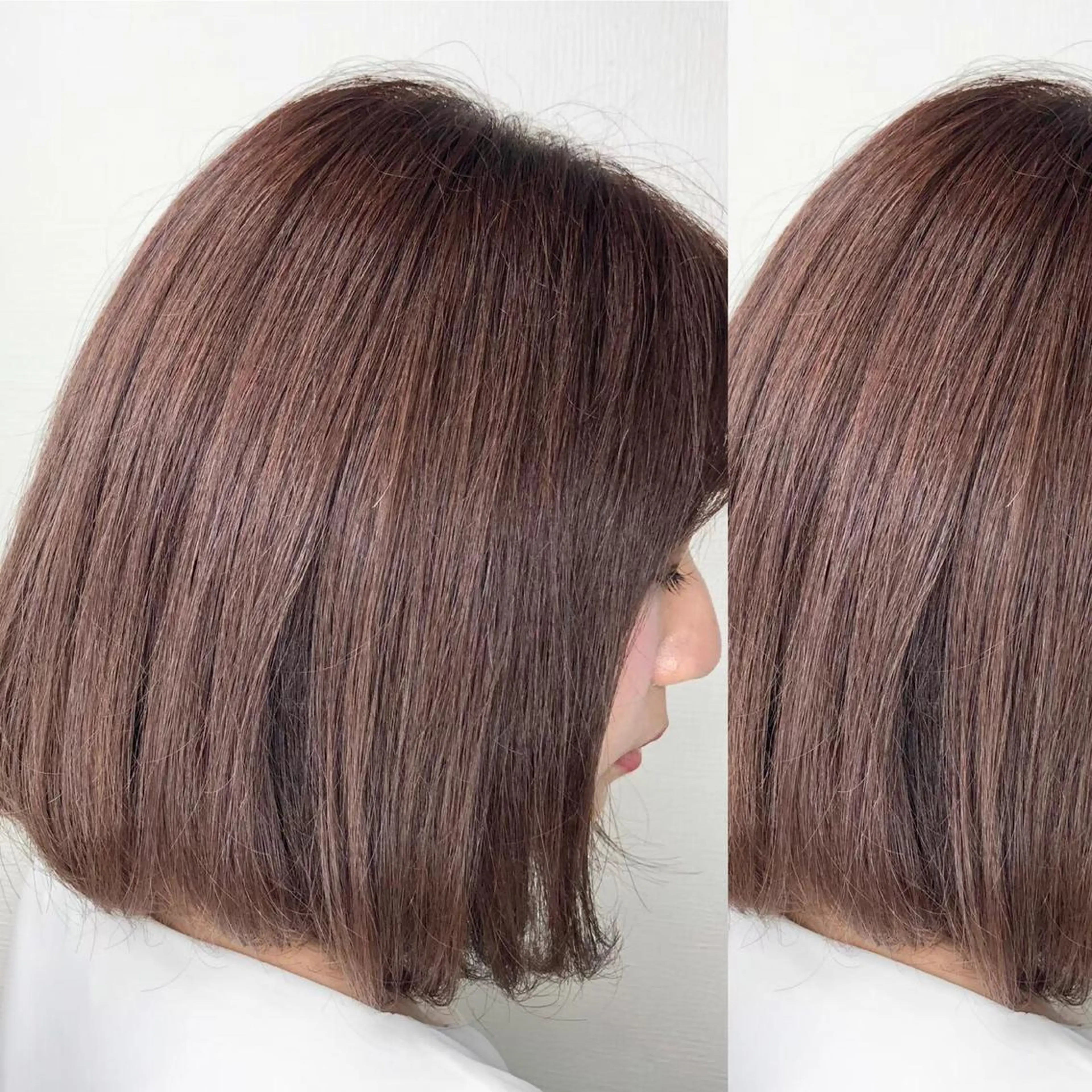 ショート カラー JuNブリーチに 縮毛矯正するプロのヘアスタイル