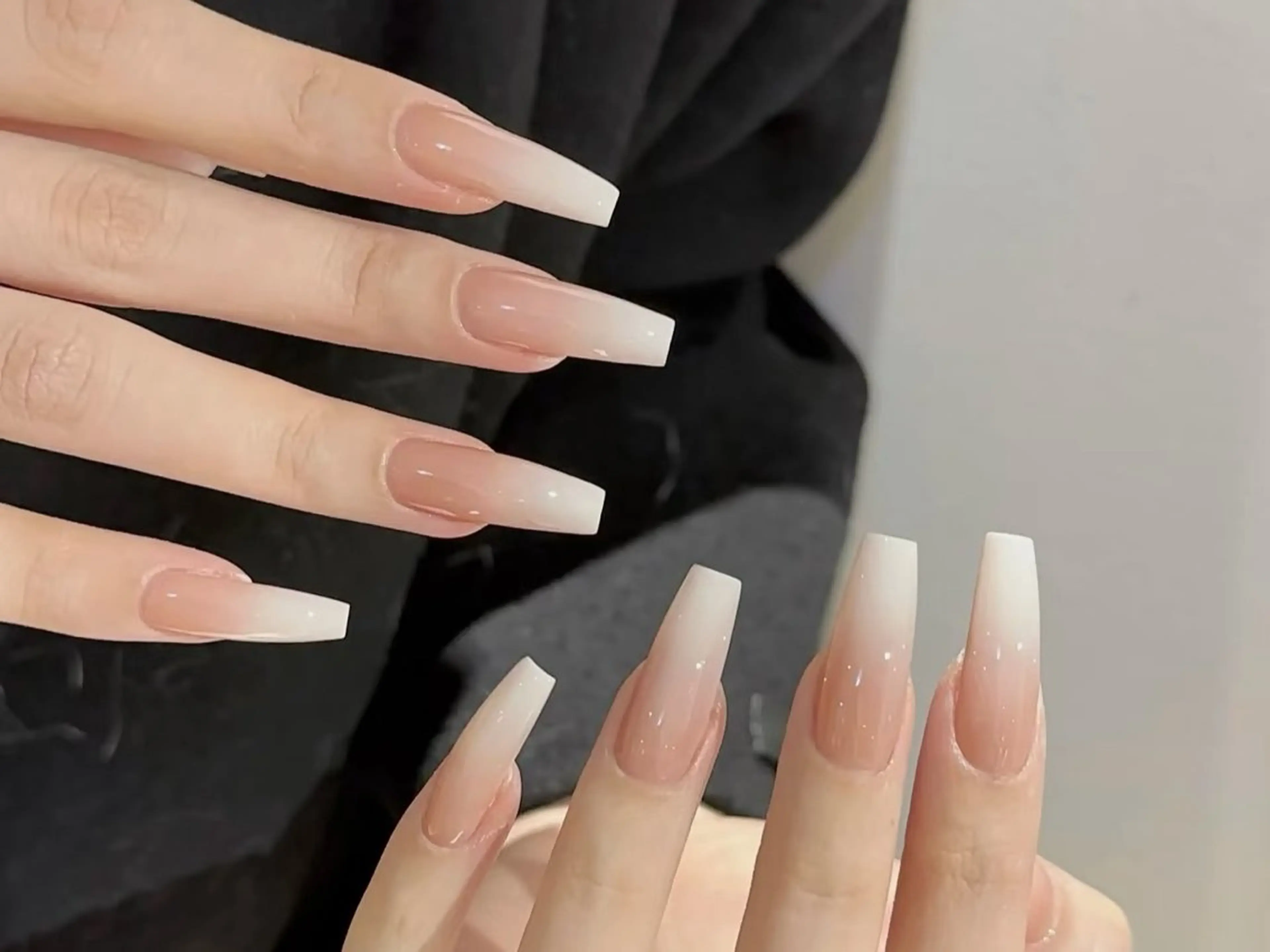 チップ長さだし+グラデーションの写真