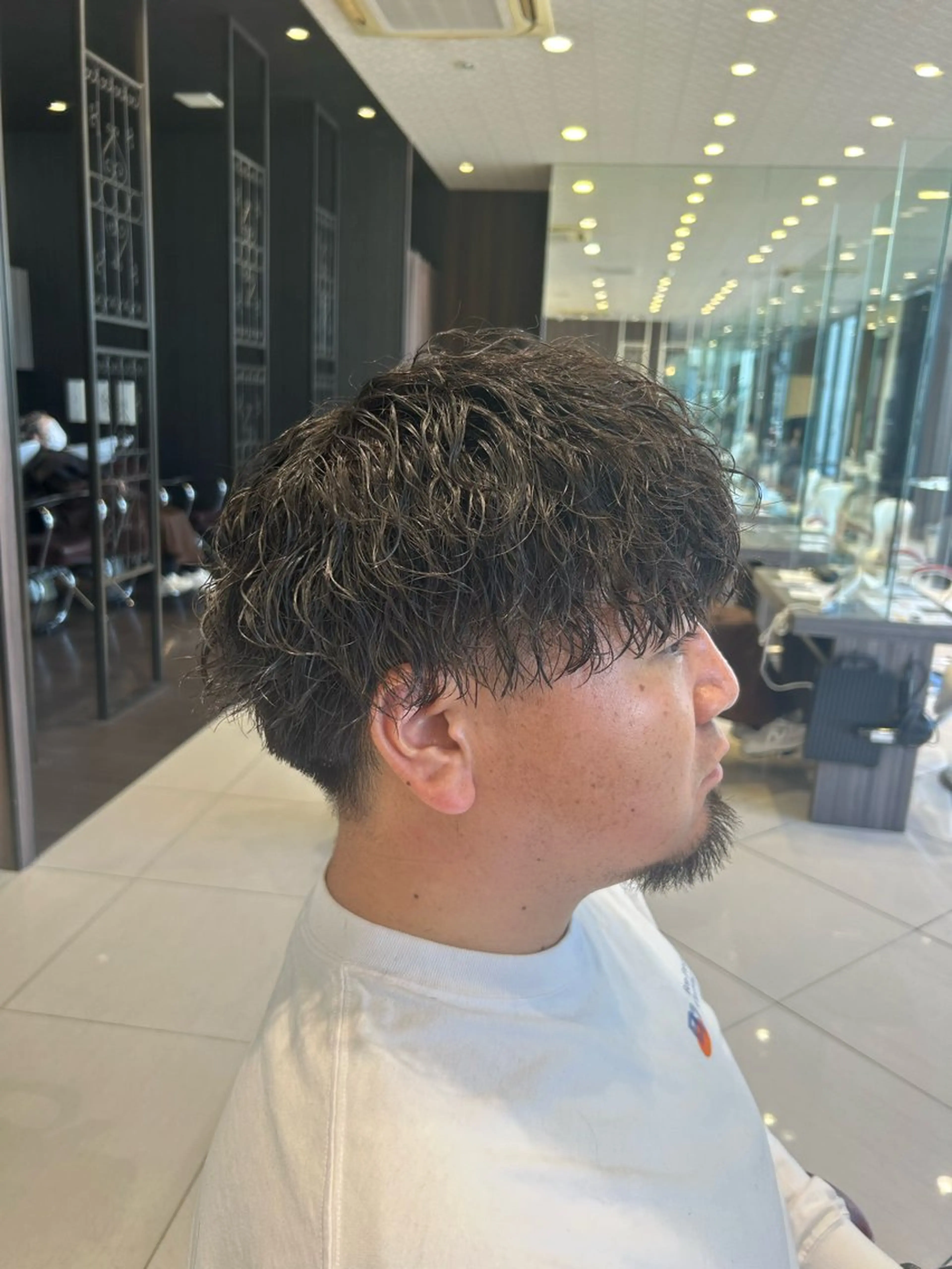 ショート パーマ メンズ メンズ専門 米山諒✂️のヘアスタイル