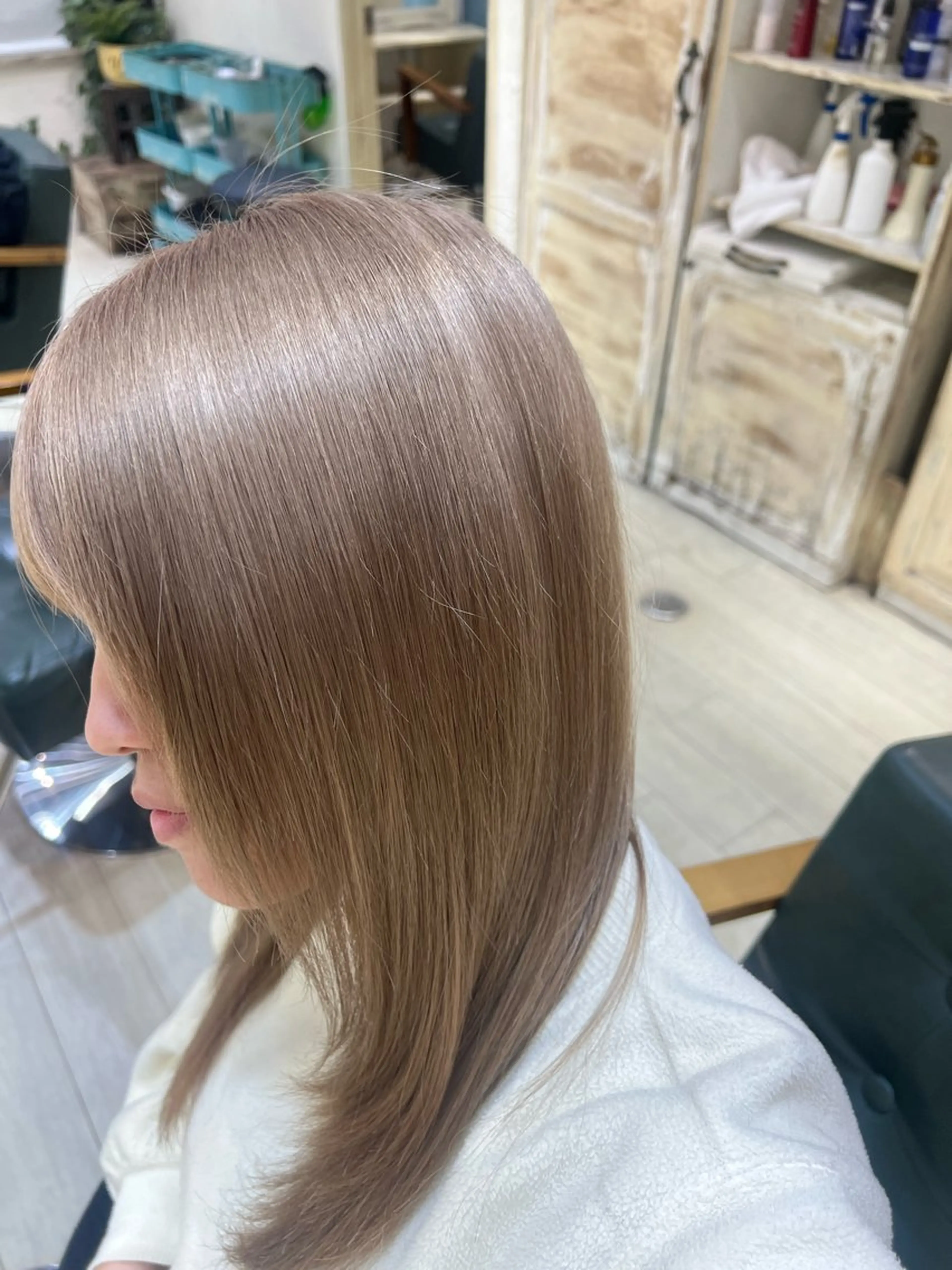 ロング カラー たけかわ みずきのヘアスタイル