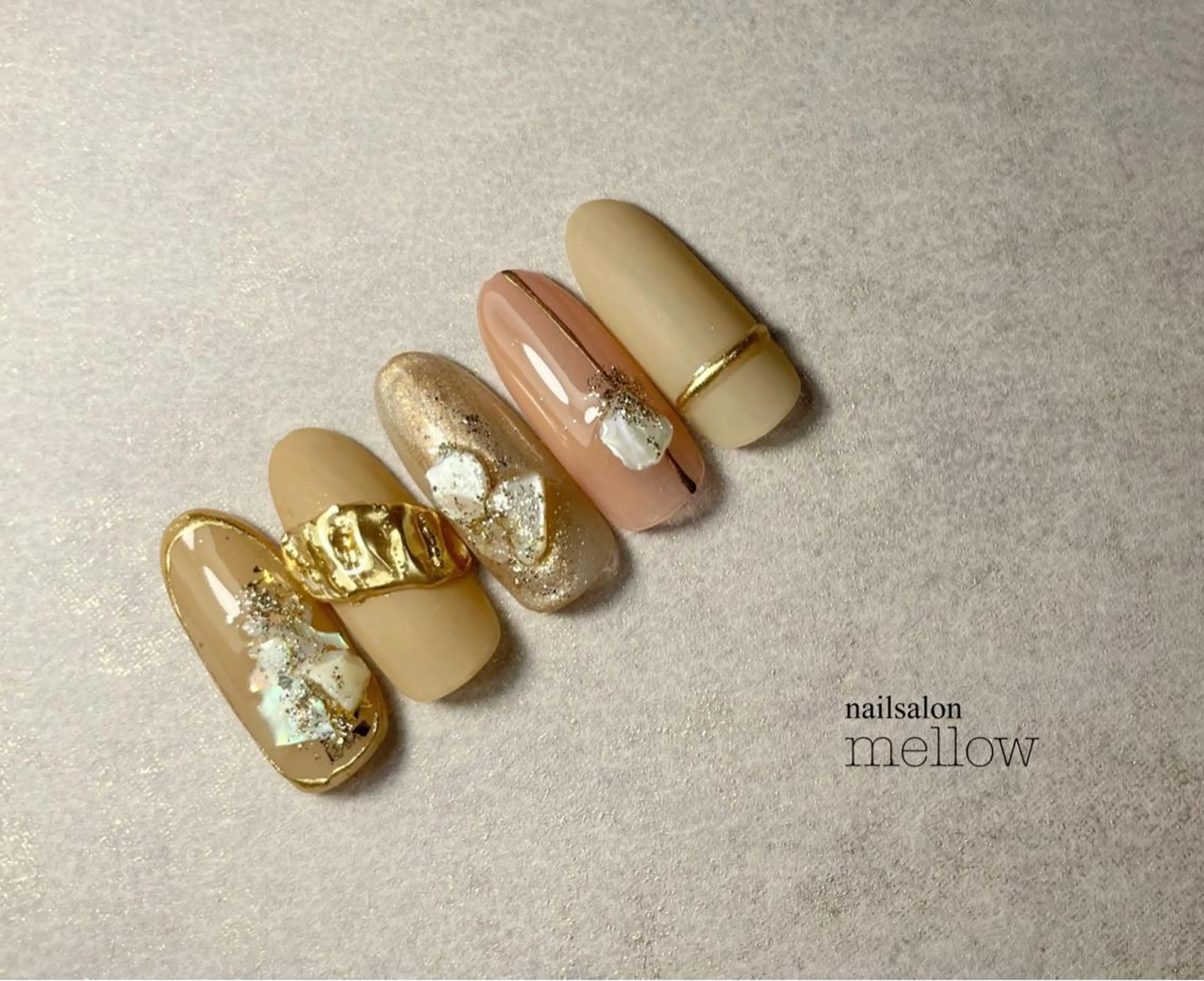 ネイル アートネイル ミラーネイル 大山 浩美のネイルデザイン